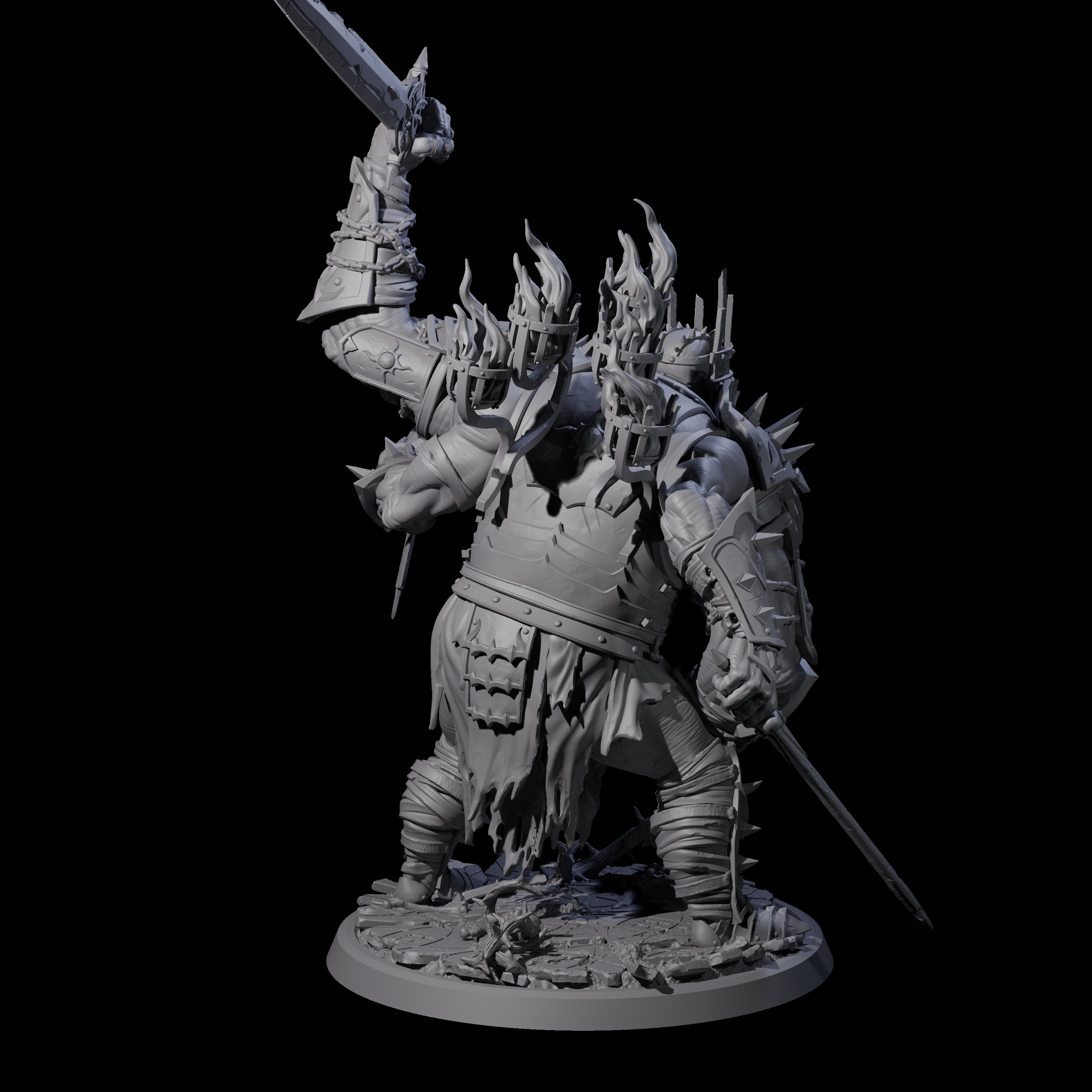 Smashing Helmed Horror D Miniature for Dungeons and Dragons, Pathfinder or other TTRPGs