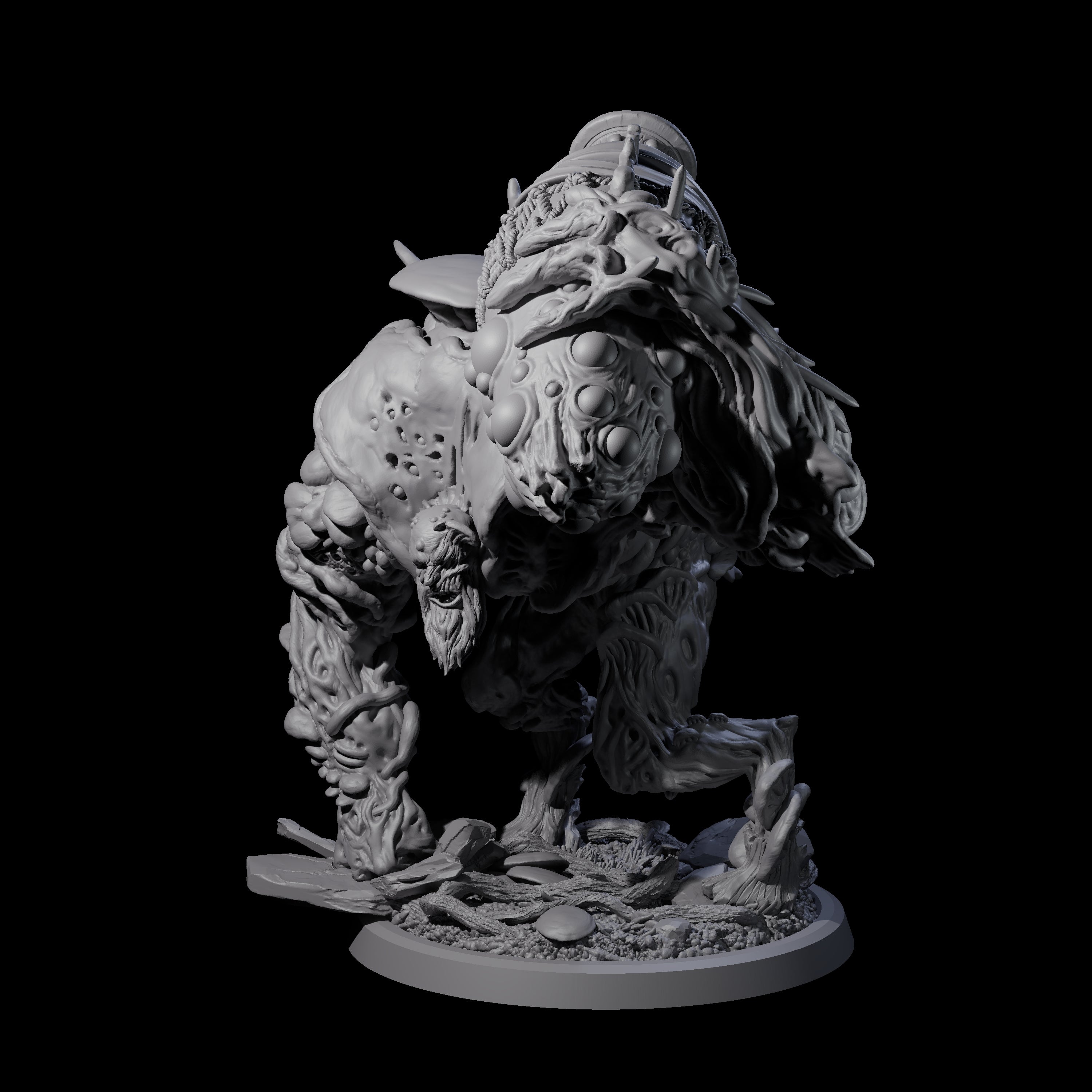 Smashing Myconid Brute A Miniature for Dungeons and Dragons, Pathfinder or other TTRPGs