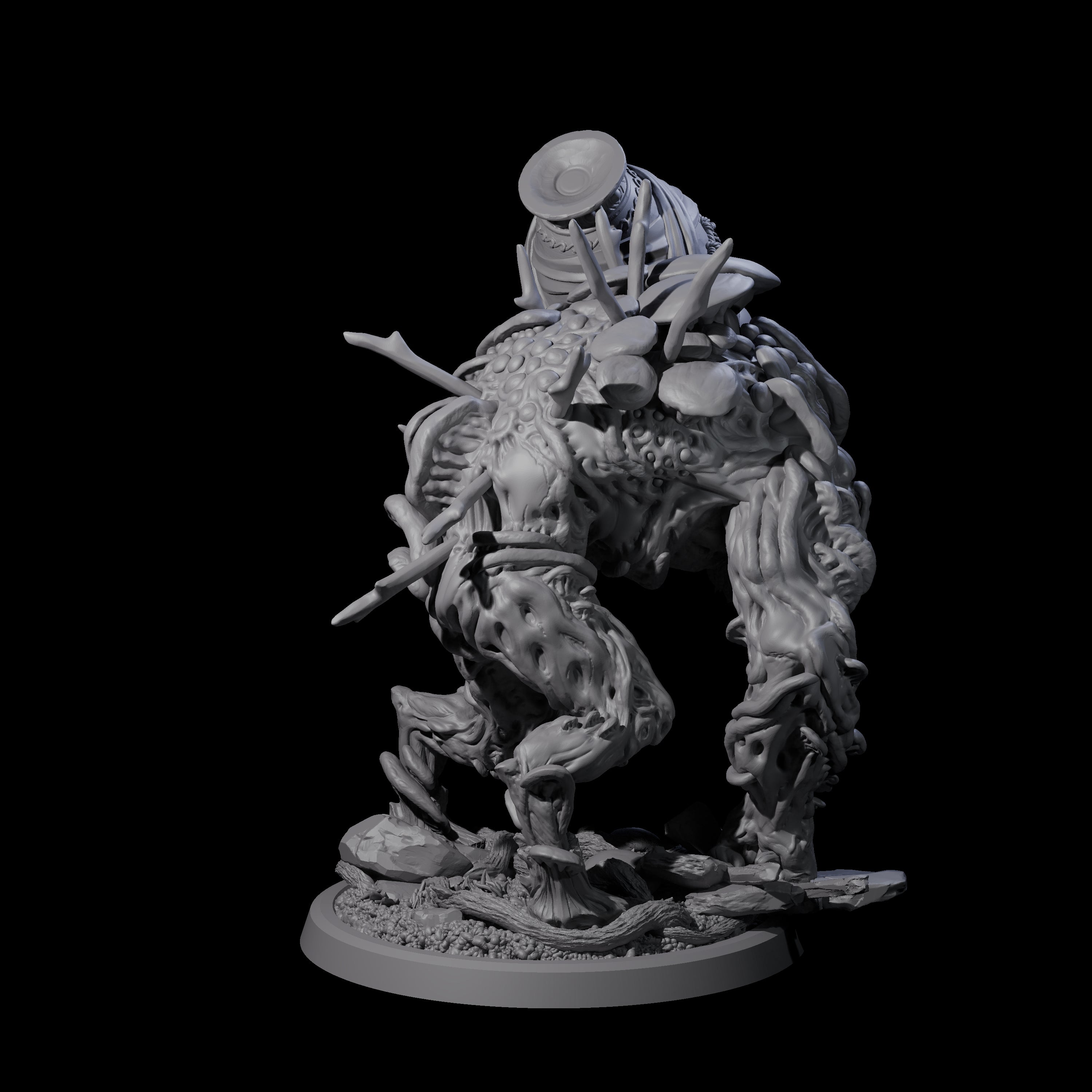 Smashing Myconid Brute A Miniature for Dungeons and Dragons, Pathfinder or other TTRPGs