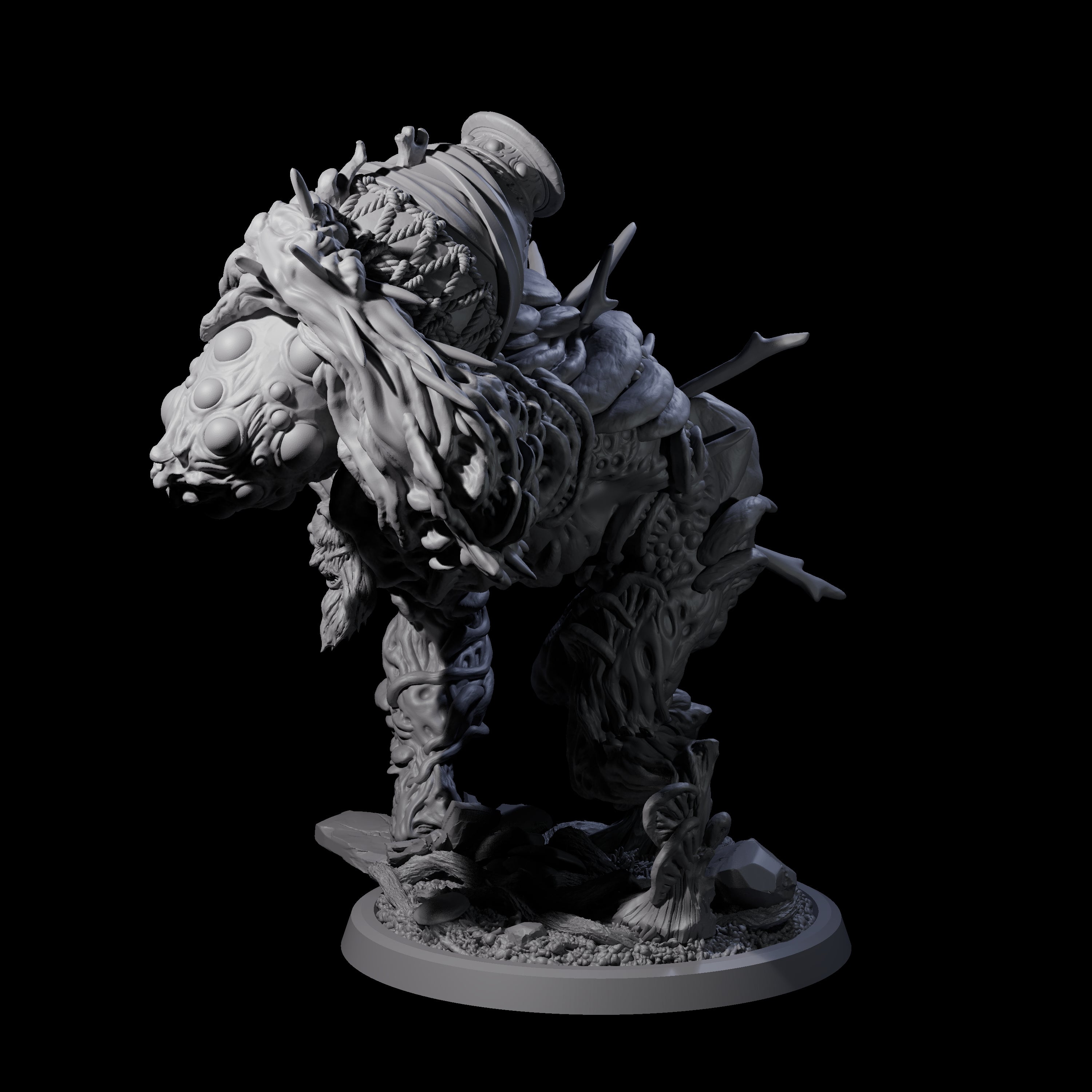 Smashing Myconid Brute A Miniature for Dungeons and Dragons, Pathfinder or other TTRPGs