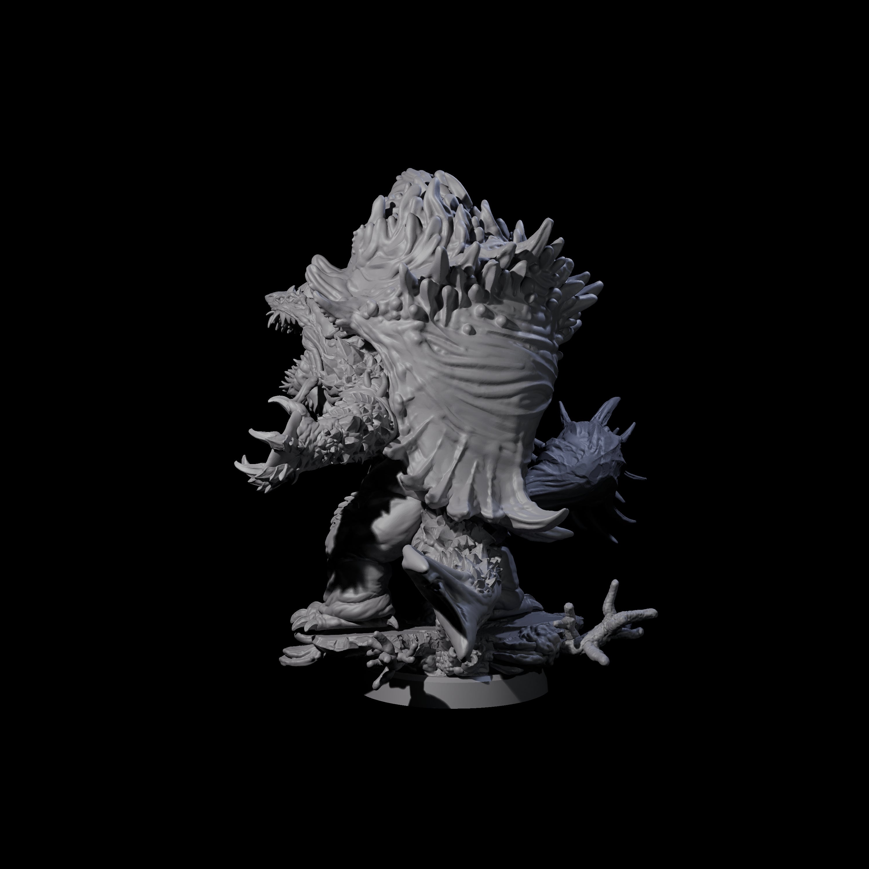 Smashing Zaratan Berserker A Miniature for Dungeons and Dragons, Pathfinder or other TTRPGs