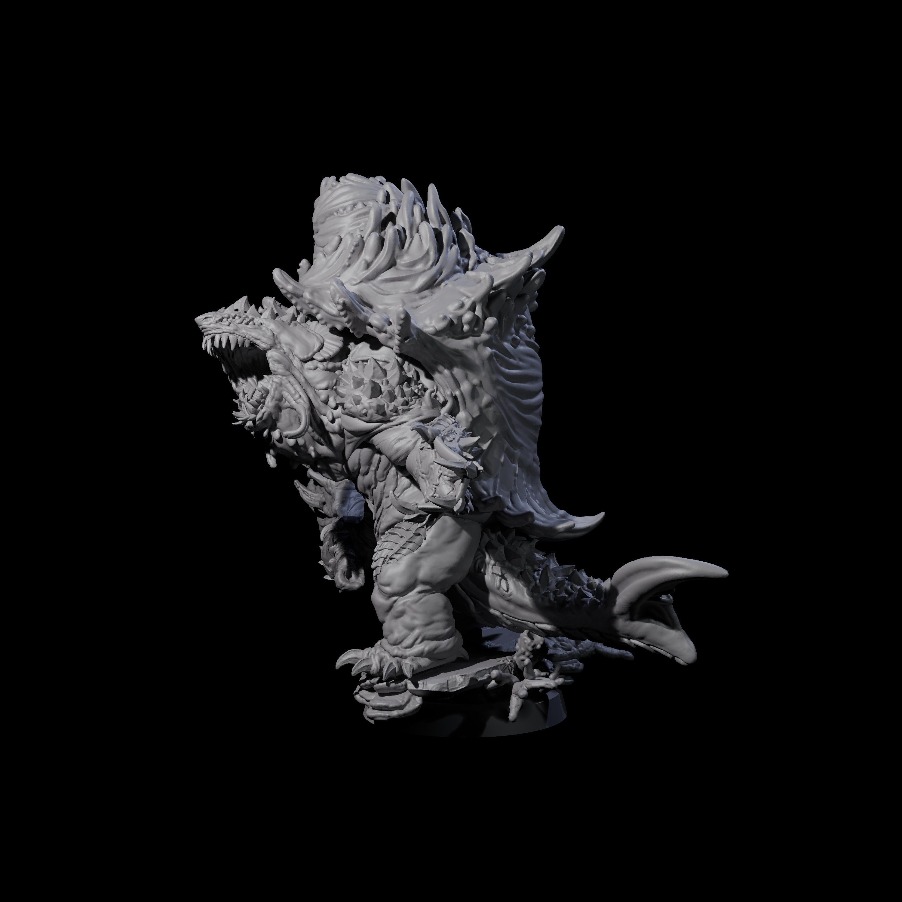 Smashing Zaratan Berserker A Miniature for Dungeons and Dragons, Pathfinder or other TTRPGs
