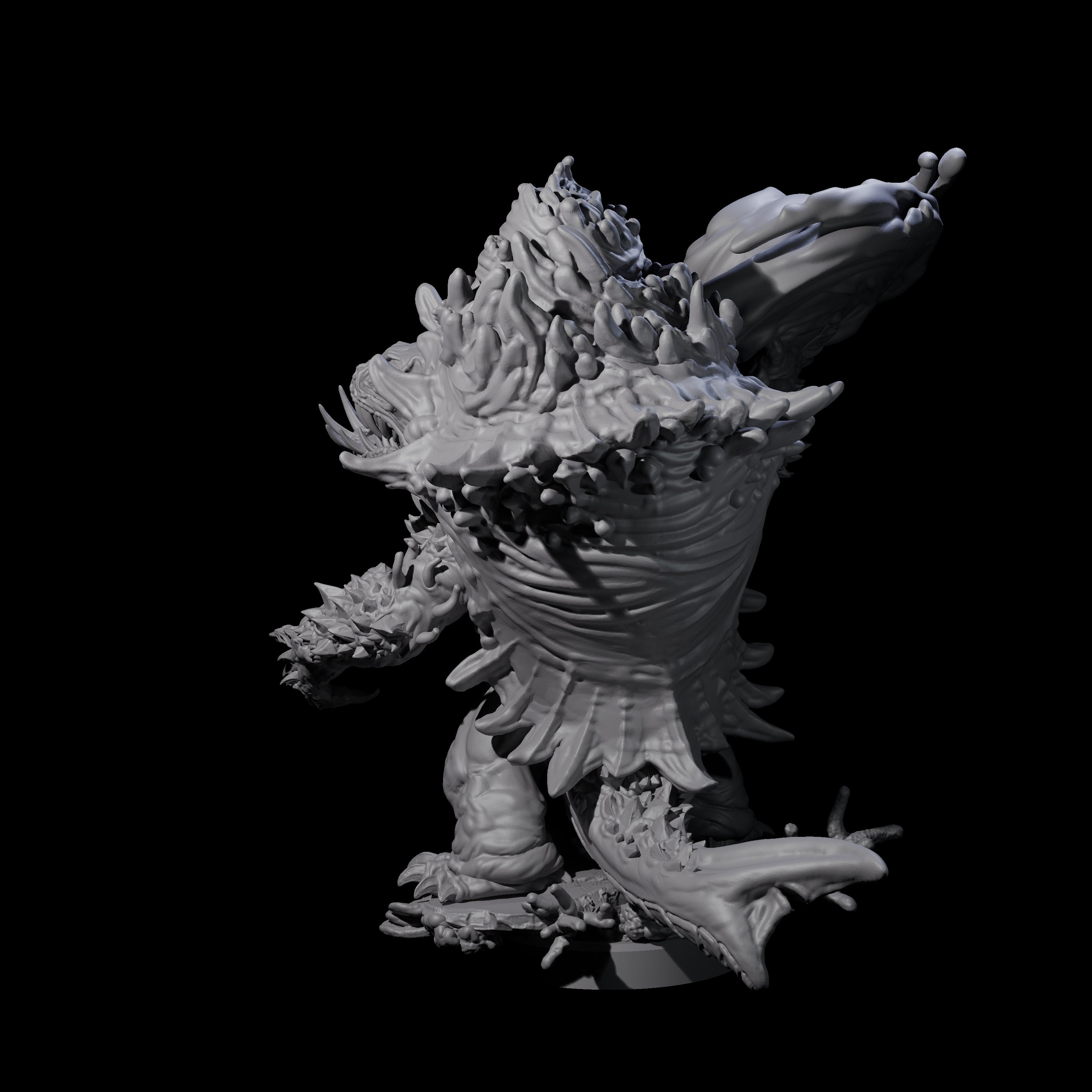 Smashing Zaratan Berserker D Miniature for Dungeons and Dragons, Pathfinder or other TTRPGs