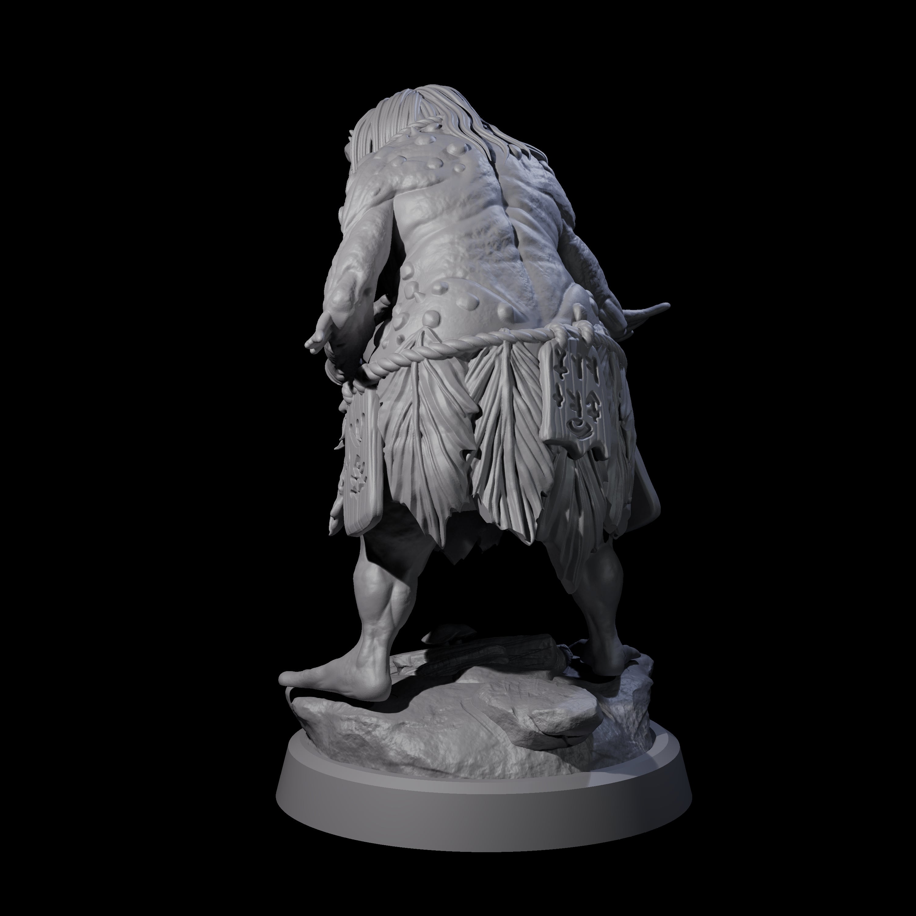 Smelly Kua-Toa Mystic B Miniature for Dungeons and Dragons, Pathfinder or other TTRPGs