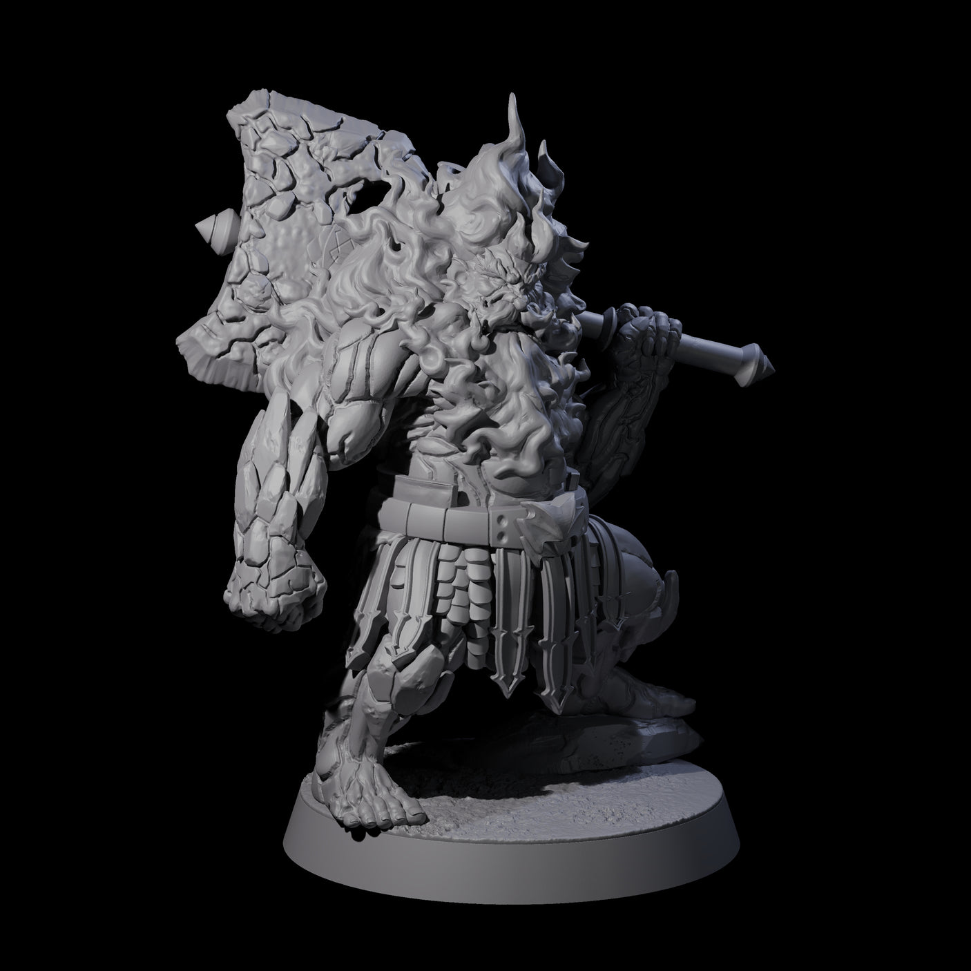 Smoking Dwarf Foebreaker A Miniature for Dungeons and Dragons, Pathfinder or other TTRPGs