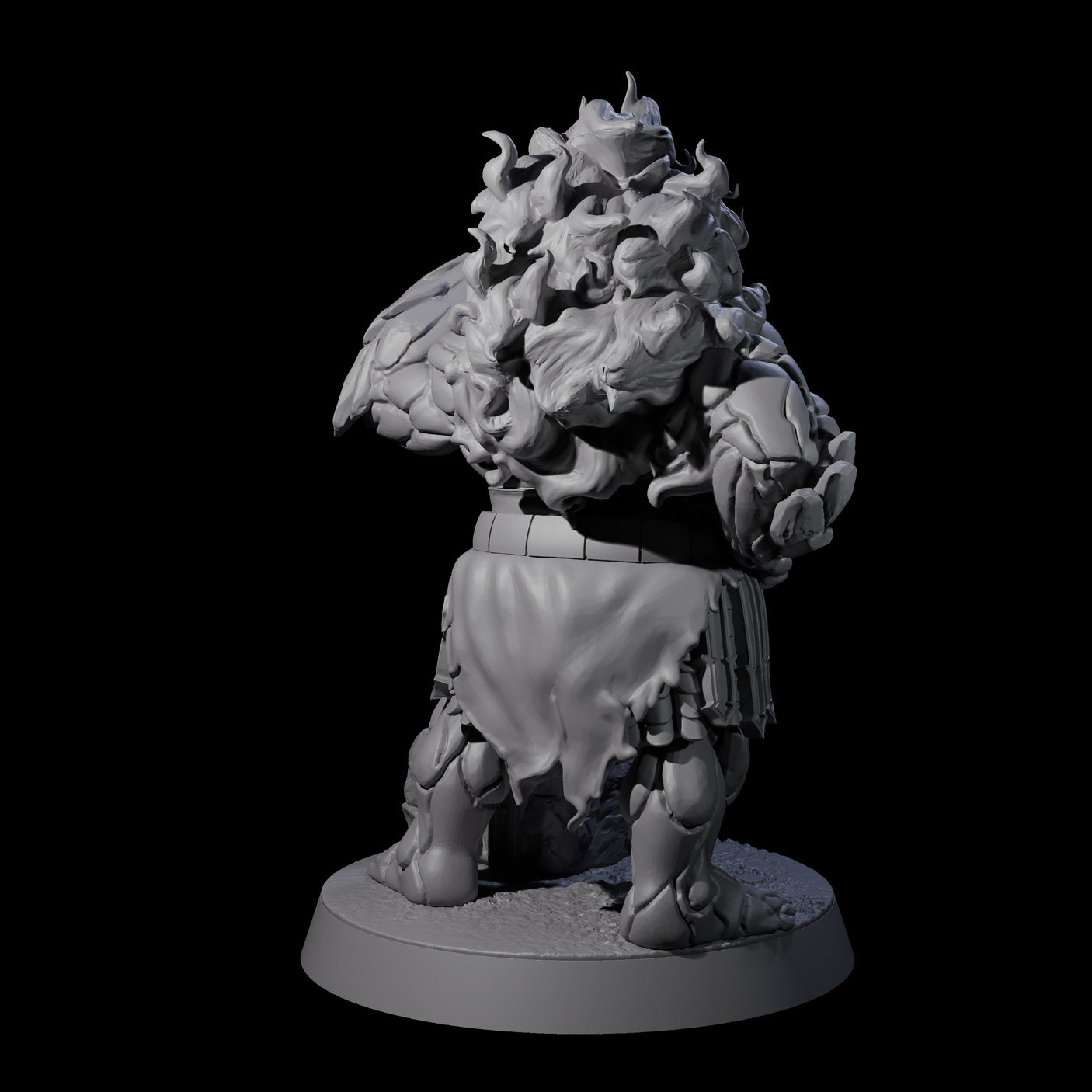 Smoking Dwarf Foebreaker B Miniature for Dungeons and Dragons, Pathfinder or other TTRPGs