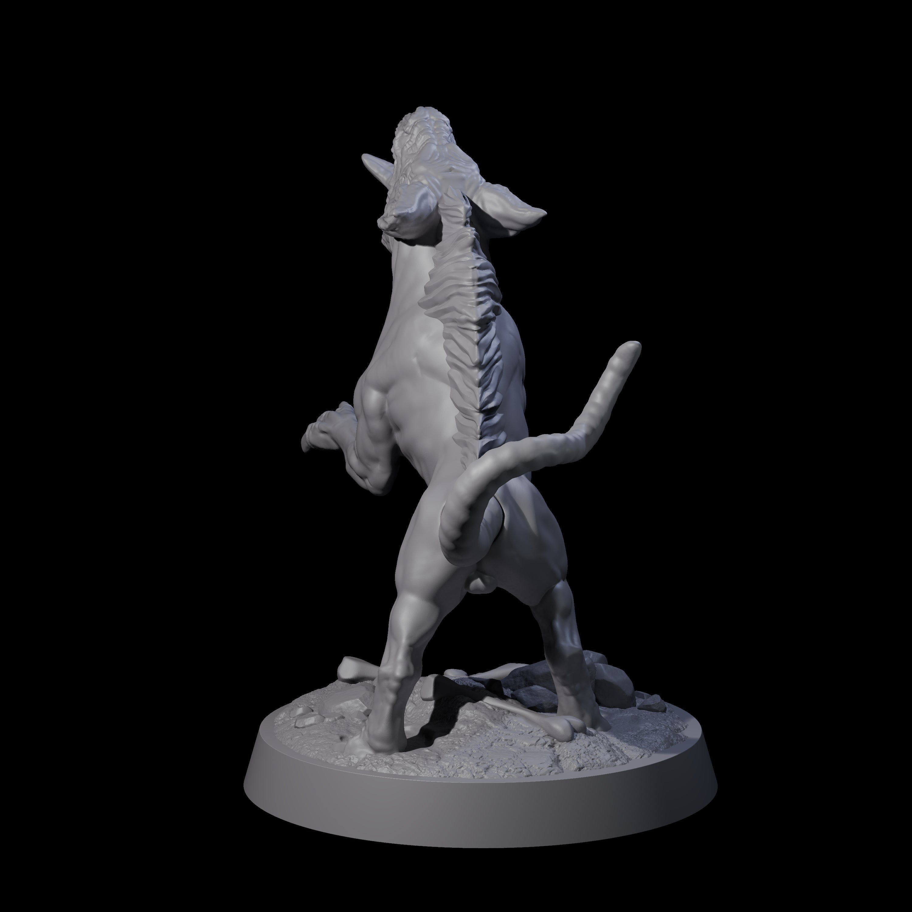 Snarling Goblin Dog C Miniature for Dungeons and Dragons, Pathfinder or other TTRPGs