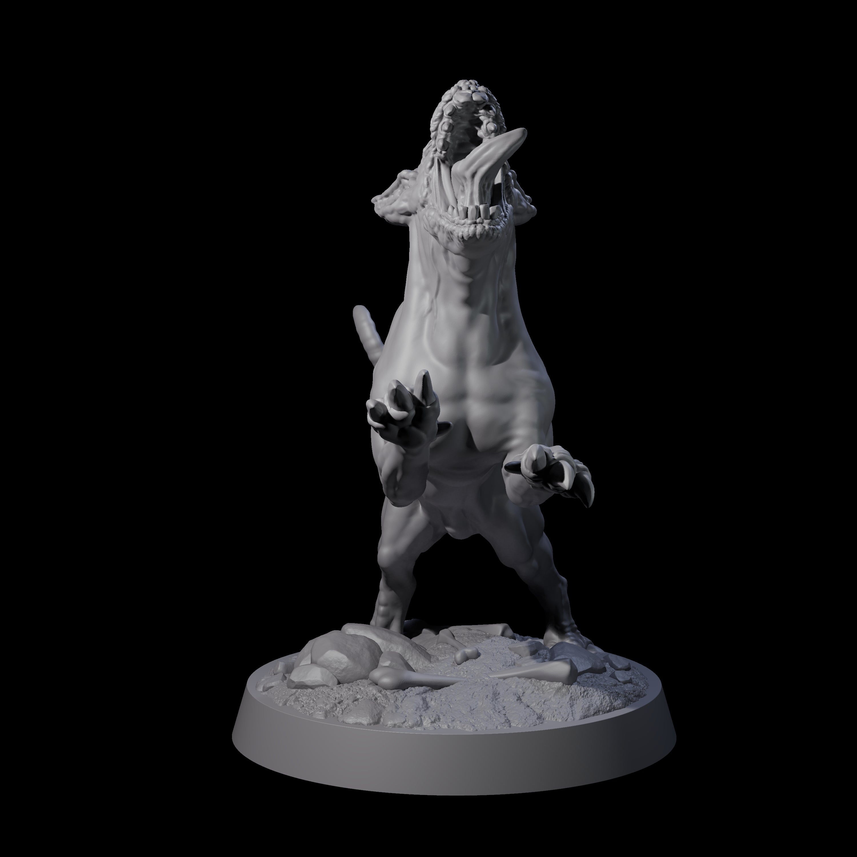 Snarling Goblin Dog C Miniature for Dungeons and Dragons, Pathfinder or other TTRPGs