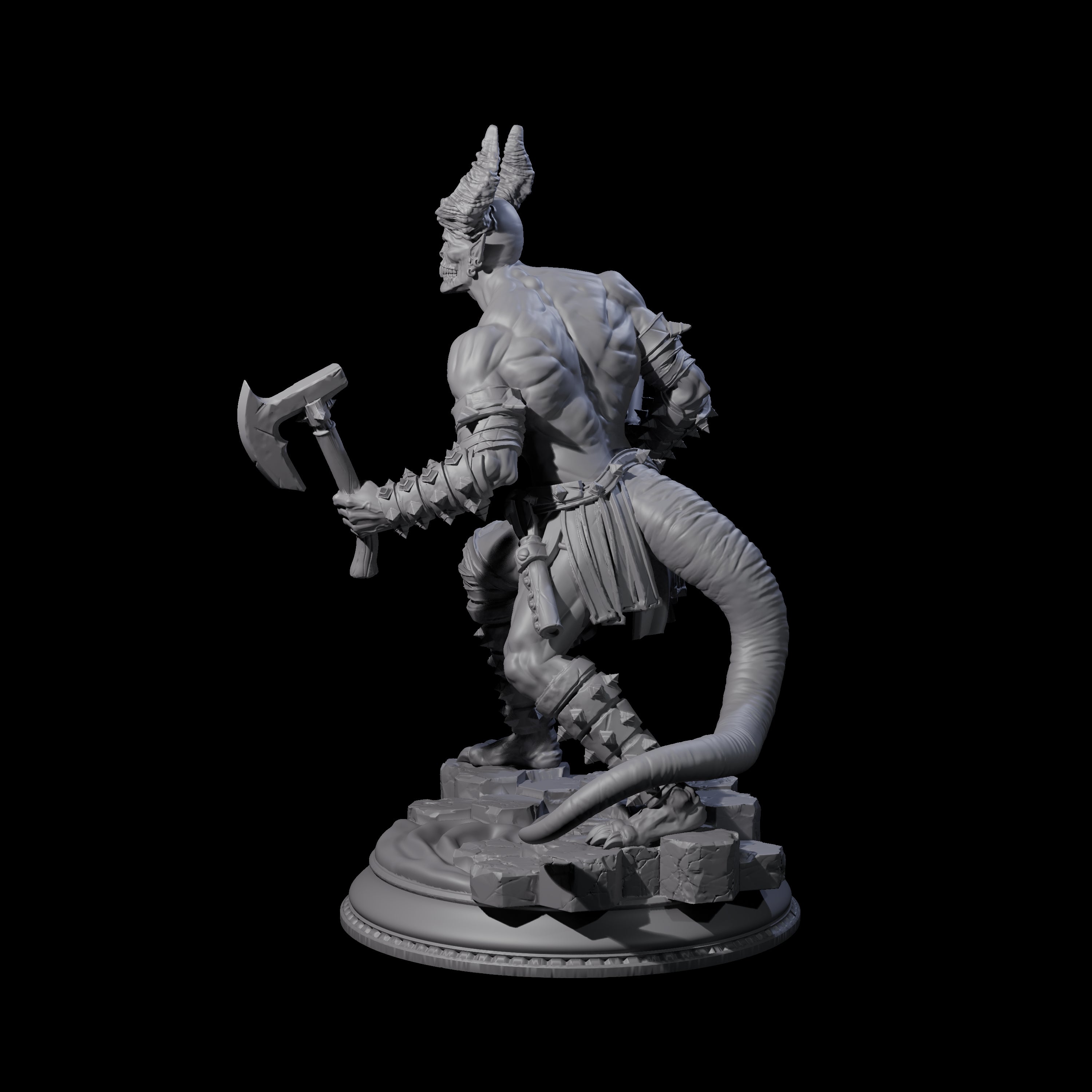 Snarling Vordine A Miniature for Dungeons and Dragons, Pathfinder or other TTRPGs