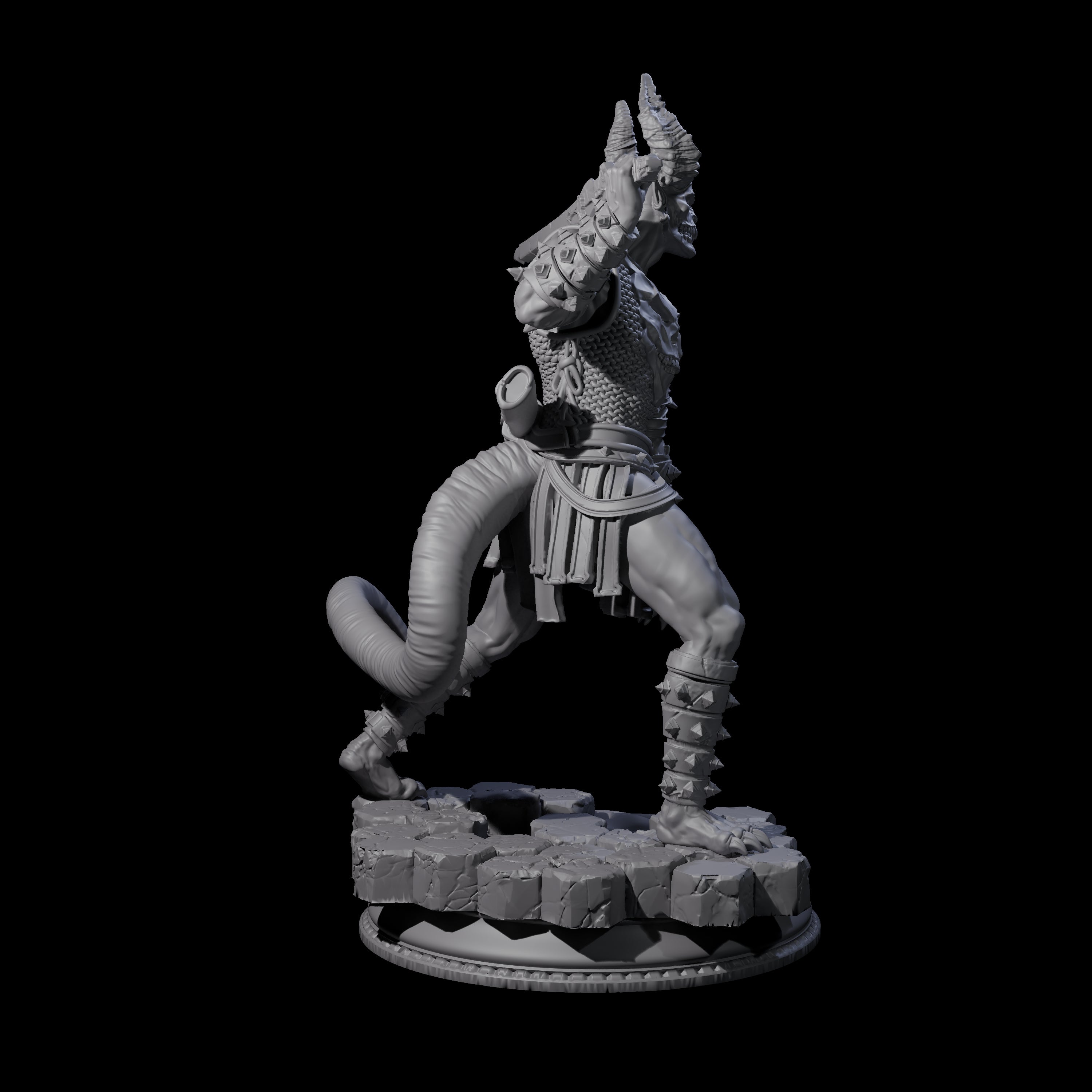 Snarling Vordine C Miniature for Dungeons and Dragons, Pathfinder or other TTRPGs