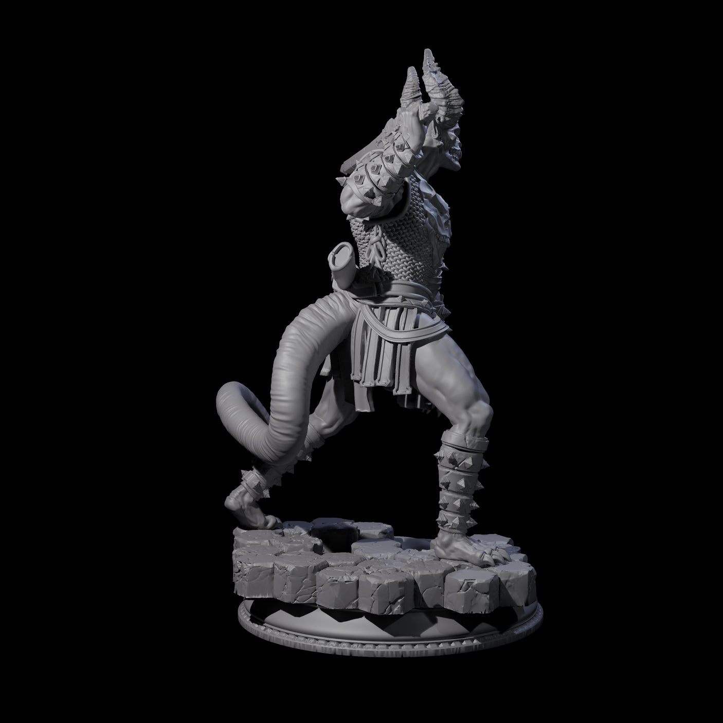 Snarling Vordine C Miniature for Dungeons and Dragons, Pathfinder or other TTRPGs