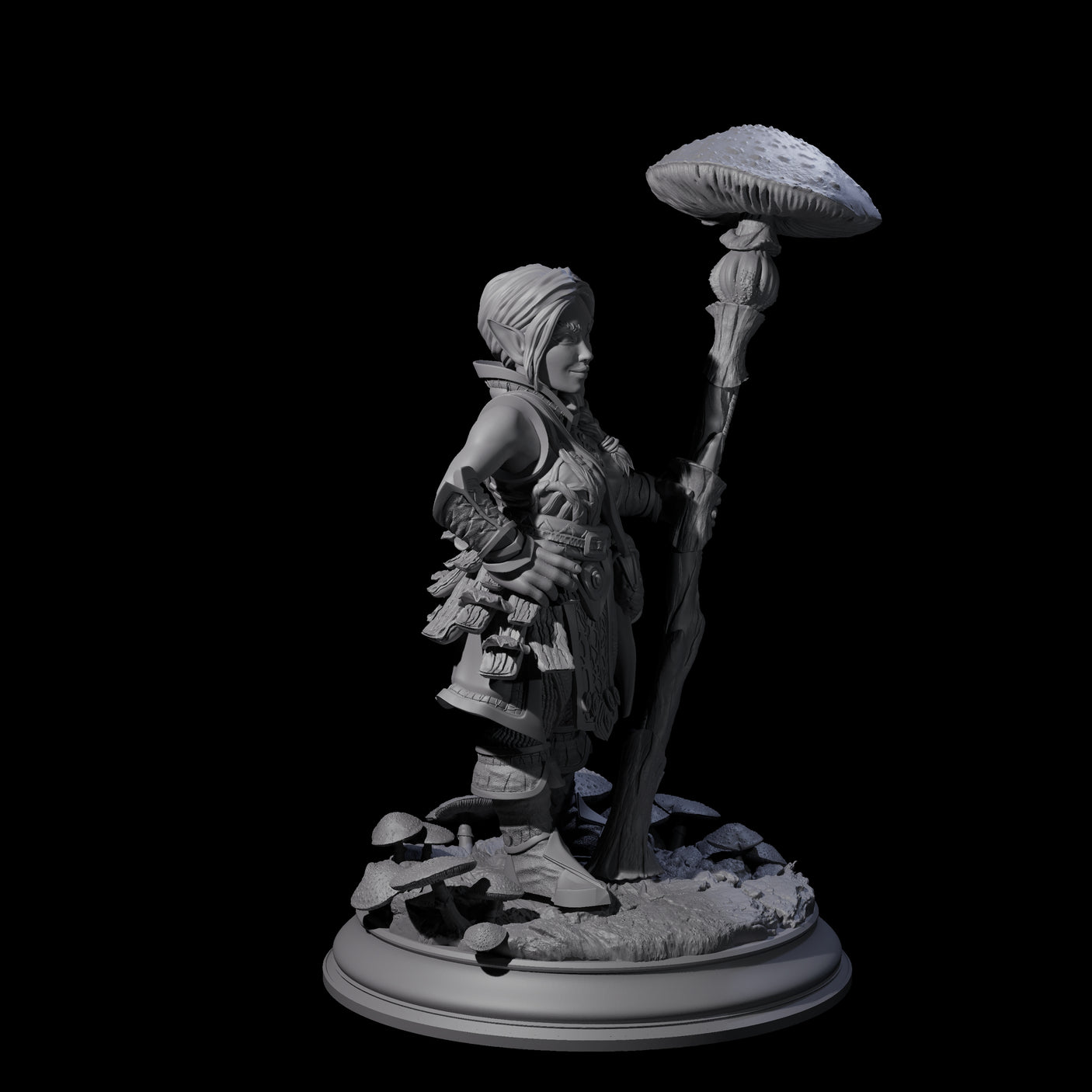 Snazzy Herbalist Miniature for Dungeons and Dragons, Pathfinder or other TTRPGs