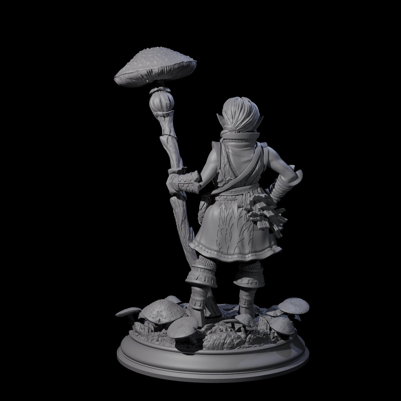 Snazzy Herbalist Miniature for Dungeons and Dragons, Pathfinder or other TTRPGs