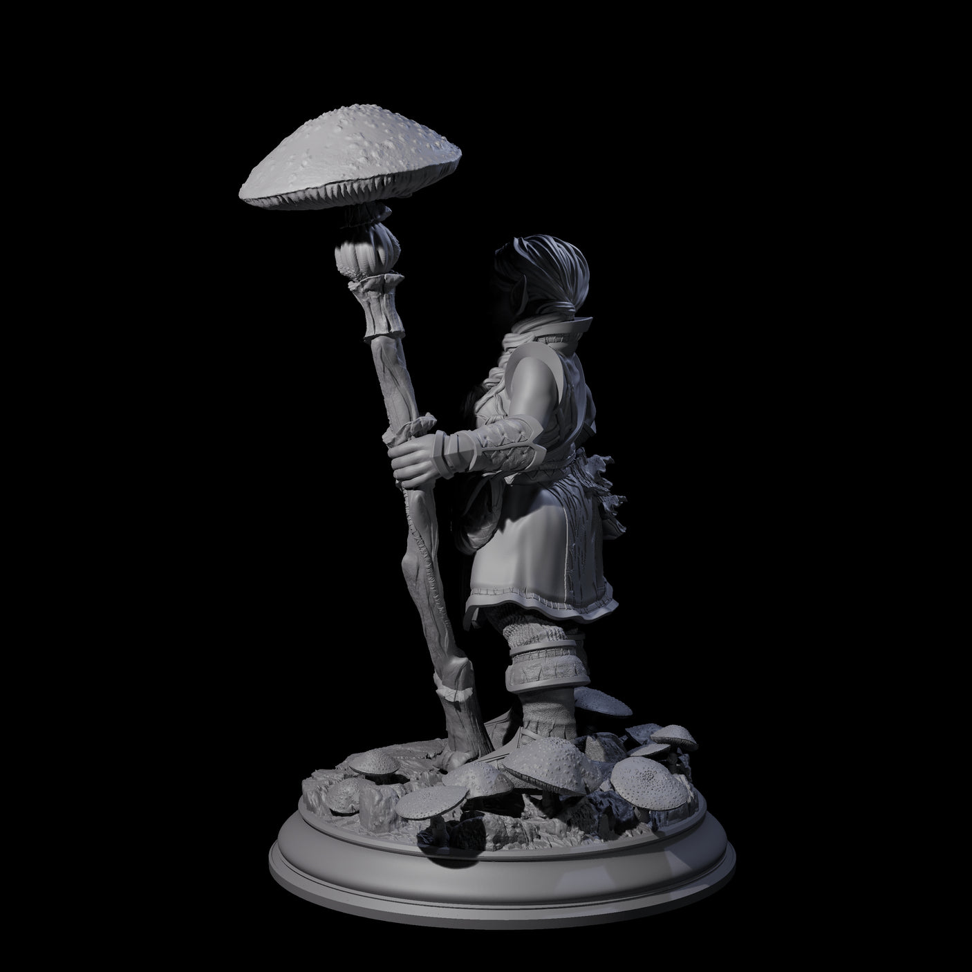 Snazzy Herbalist Miniature for Dungeons and Dragons, Pathfinder or other TTRPGs