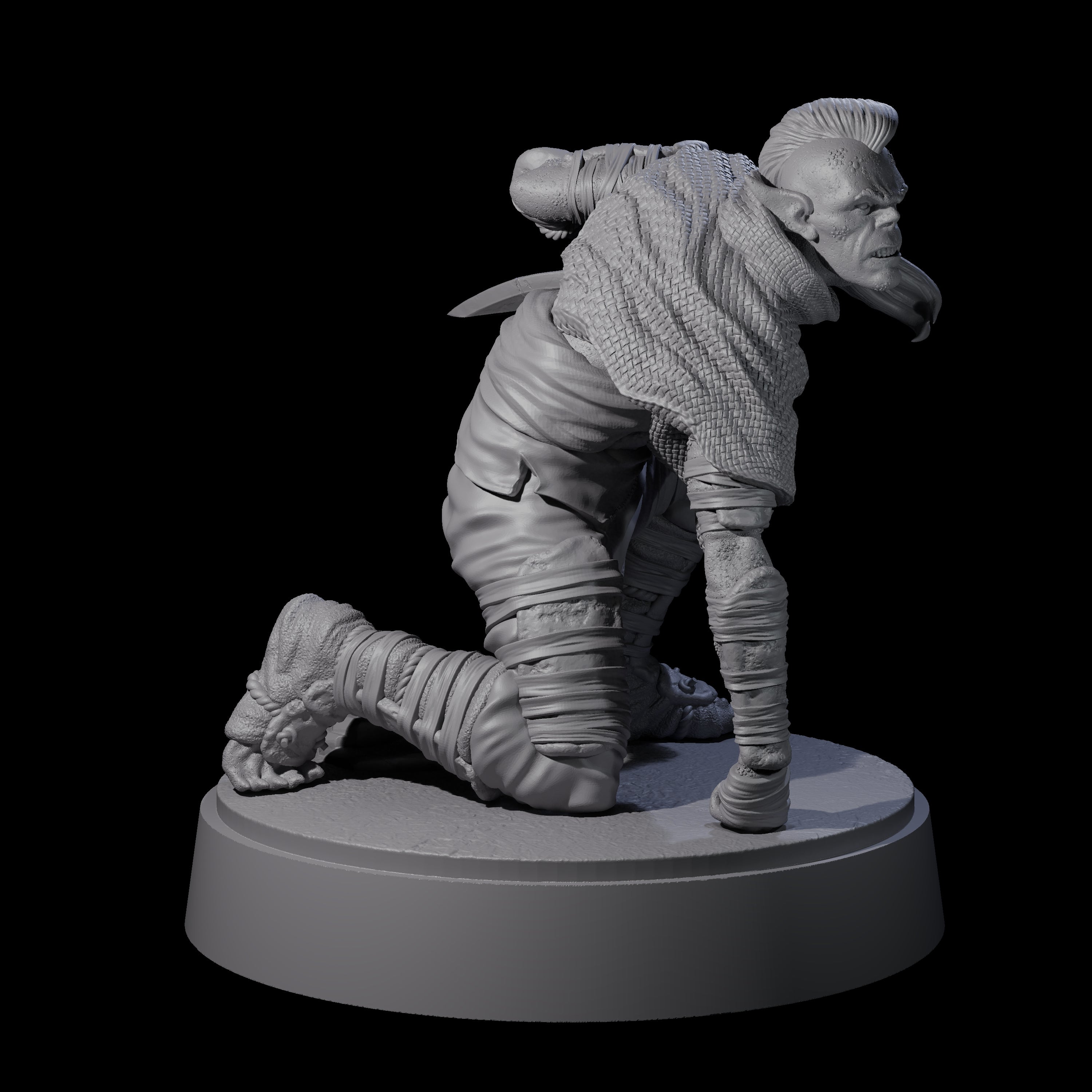 Sneaking Githyanki Rogue A Miniature for Dungeons and Dragons, Pathfinder or other TTRPGs