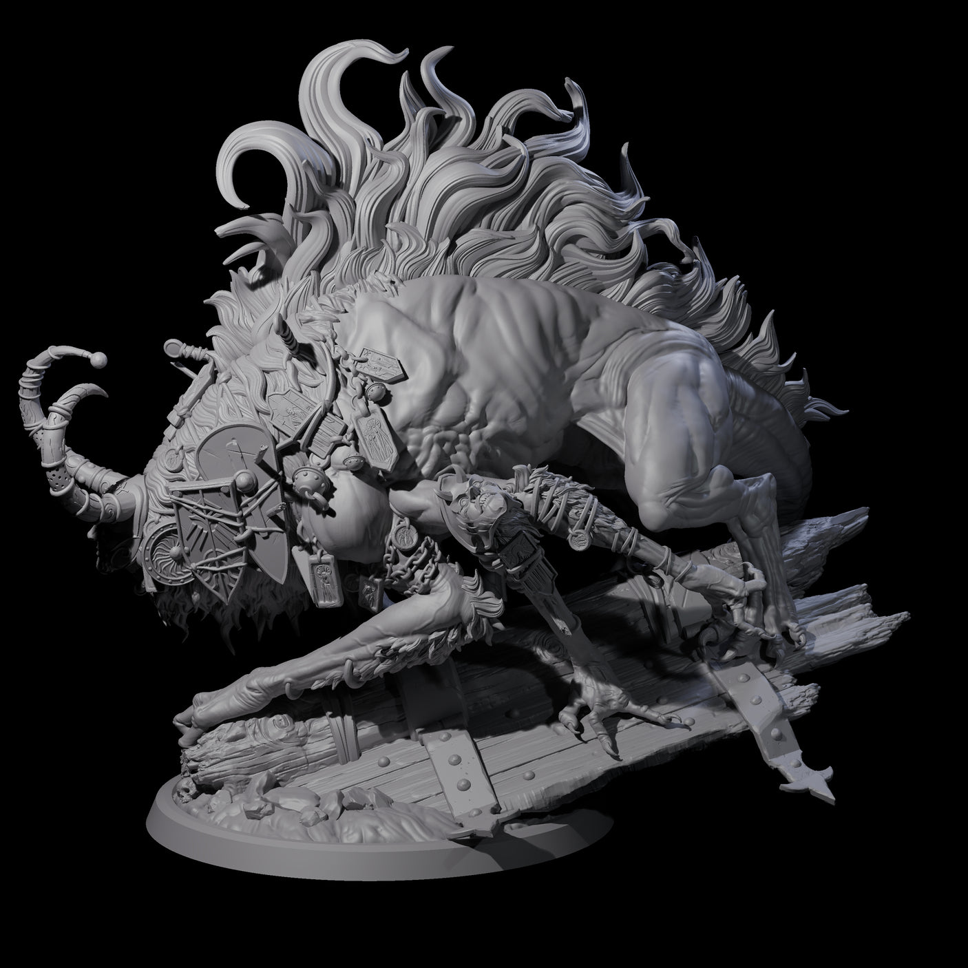 Sneaking Masked Bulezau Miniature for Dungeons and Dragons, Pathfinder or other TTRPGs