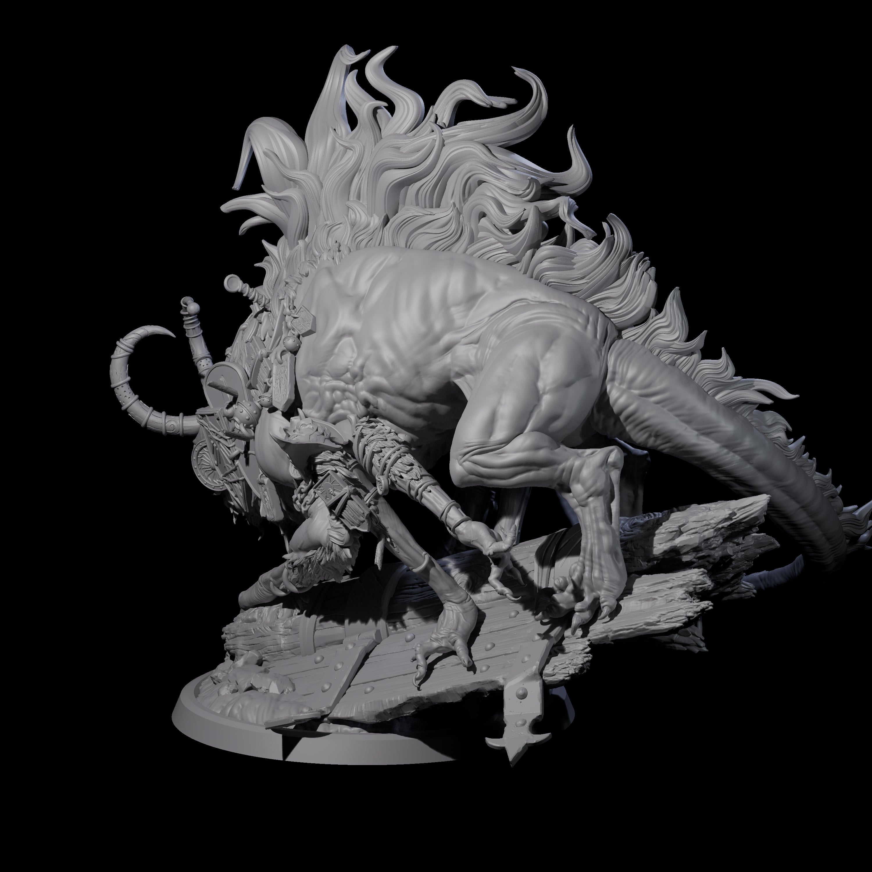Sneaking Masked Bulezau Miniature for Dungeons and Dragons, Pathfinder or other TTRPGs