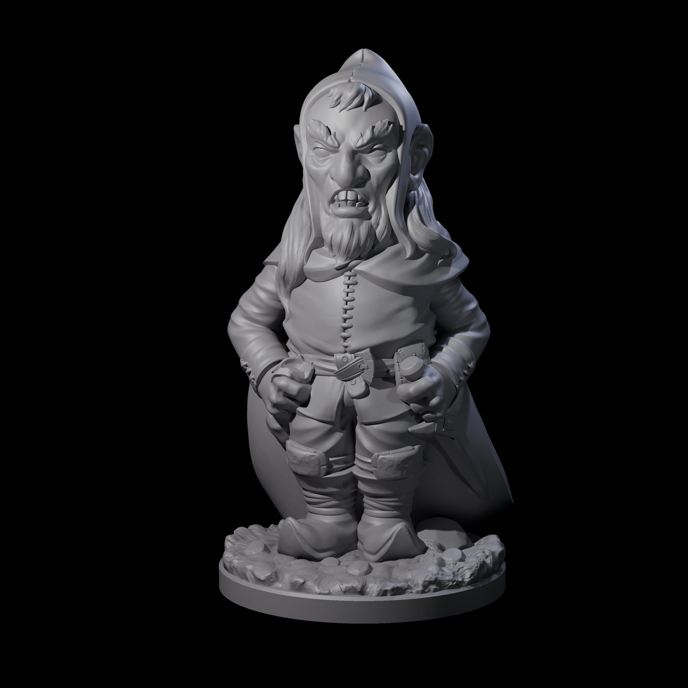 Sneaky Gnome Thief C Miniature for Dungeons and Dragons, Pathfinder or other TTRPGs