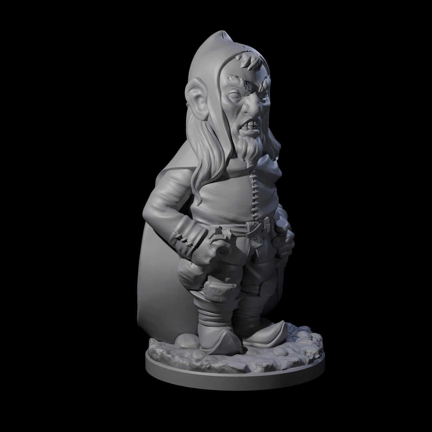 Sneaky Gnome Thieves Miniature for Dungeons and Dragons, Pathfinder or other TTRPGs