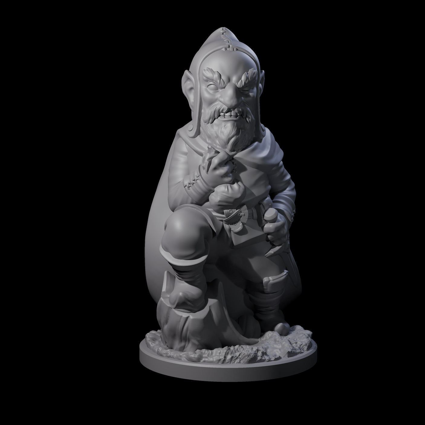 Sneaky Gnome Thieves Miniature for Dungeons and Dragons, Pathfinder or other TTRPGs