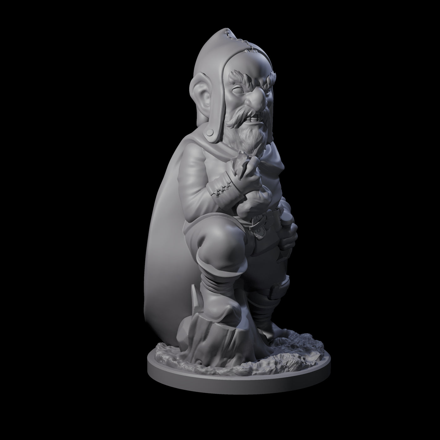 Sneaky Gnome Thieves Miniature for Dungeons and Dragons, Pathfinder or other TTRPGs