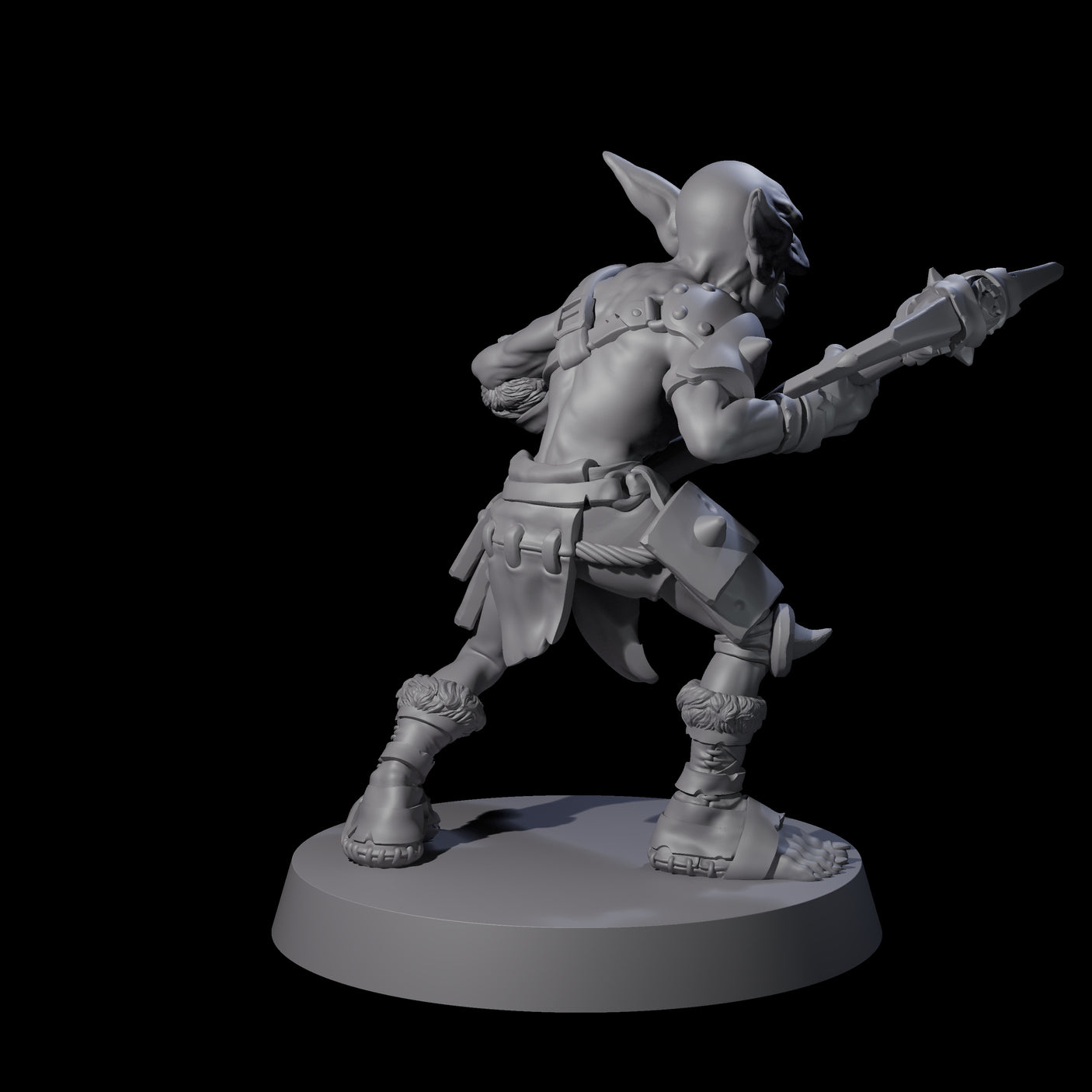 Sneaky Goblin F Miniature for Dungeons and Dragons, Pathfinder or other TTRPGs