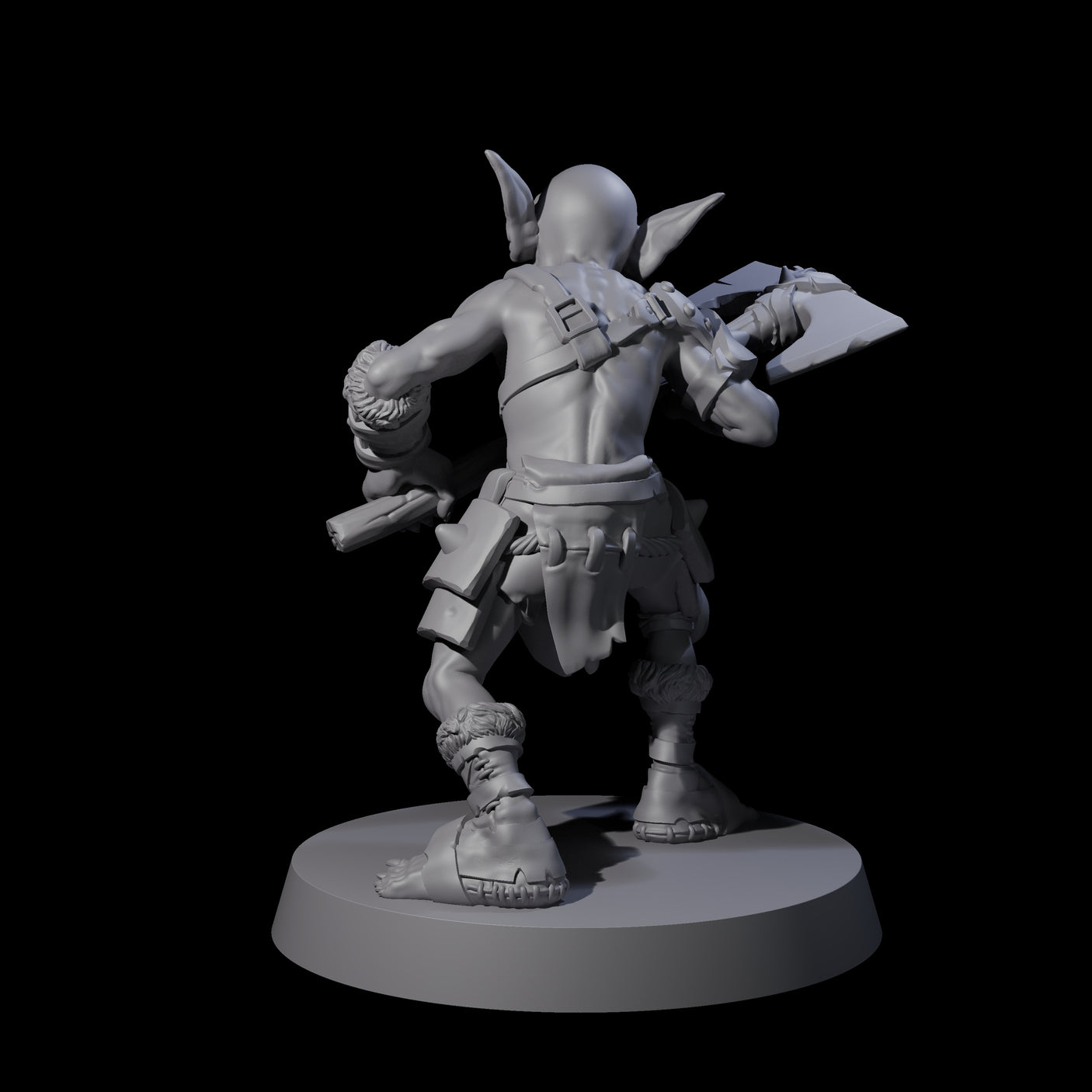 Sneaky Goblin F Miniature for Dungeons and Dragons, Pathfinder or other TTRPGs