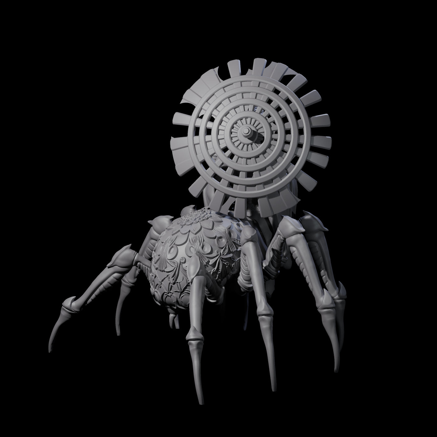 Sneaky Jorogumo Miniature for Dungeons and Dragons, Pathfinder or other TTRPGs