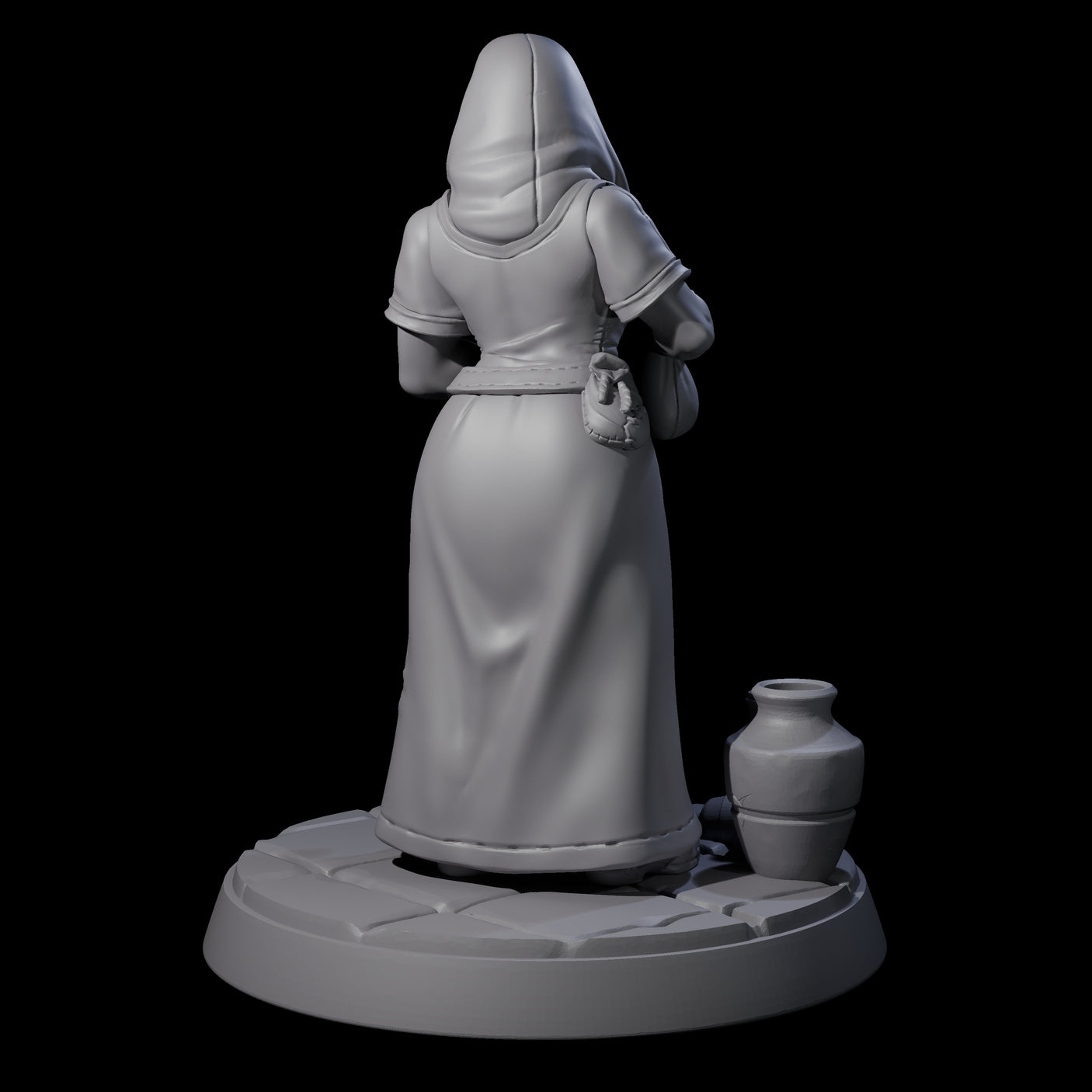 Sneaky Village Thief Miniature for Dungeons and Dragons, Pathfinder or other TTRPGs