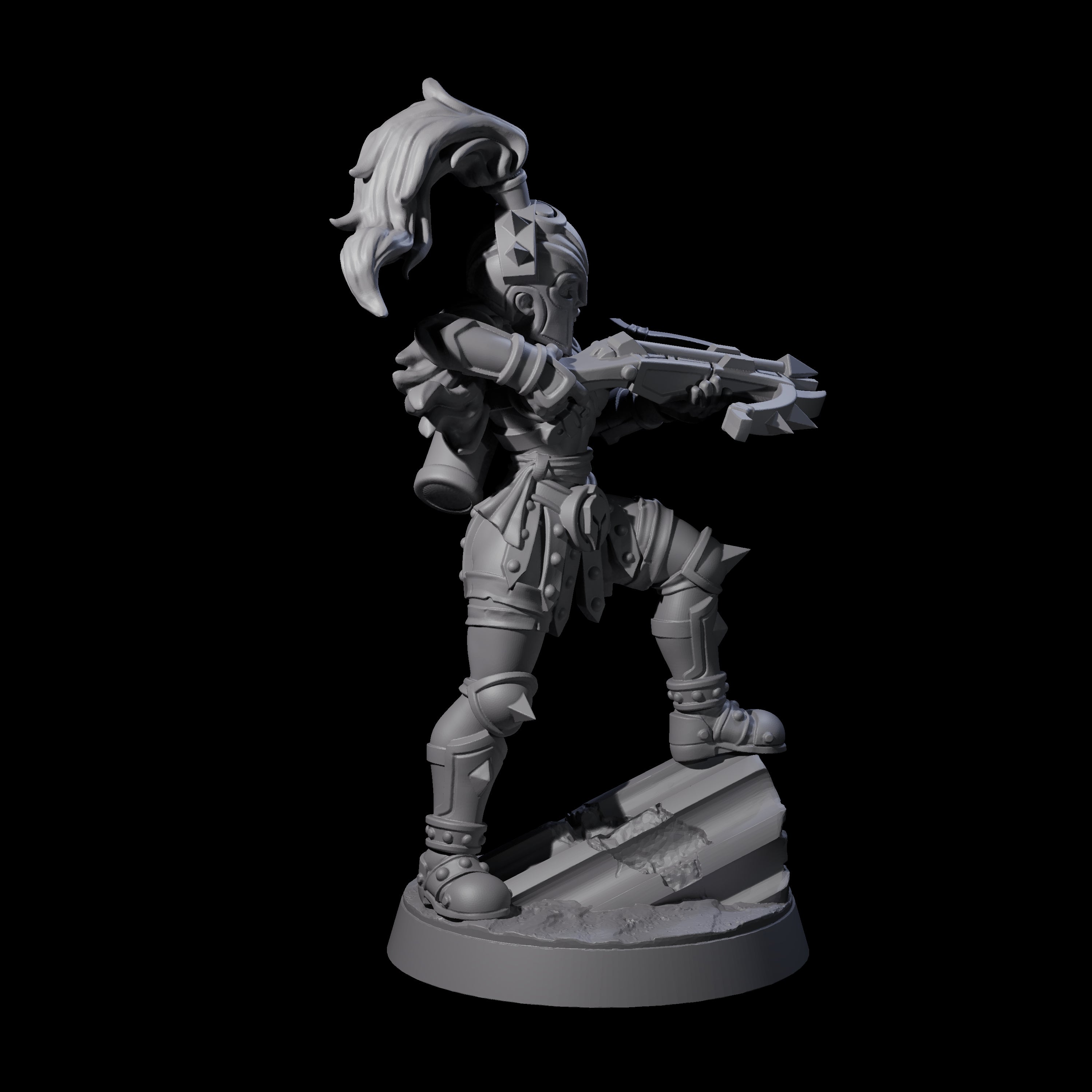 Sniping Gladiator Miniature for Dungeons and Dragons, Pathfinder or other TTRPGs