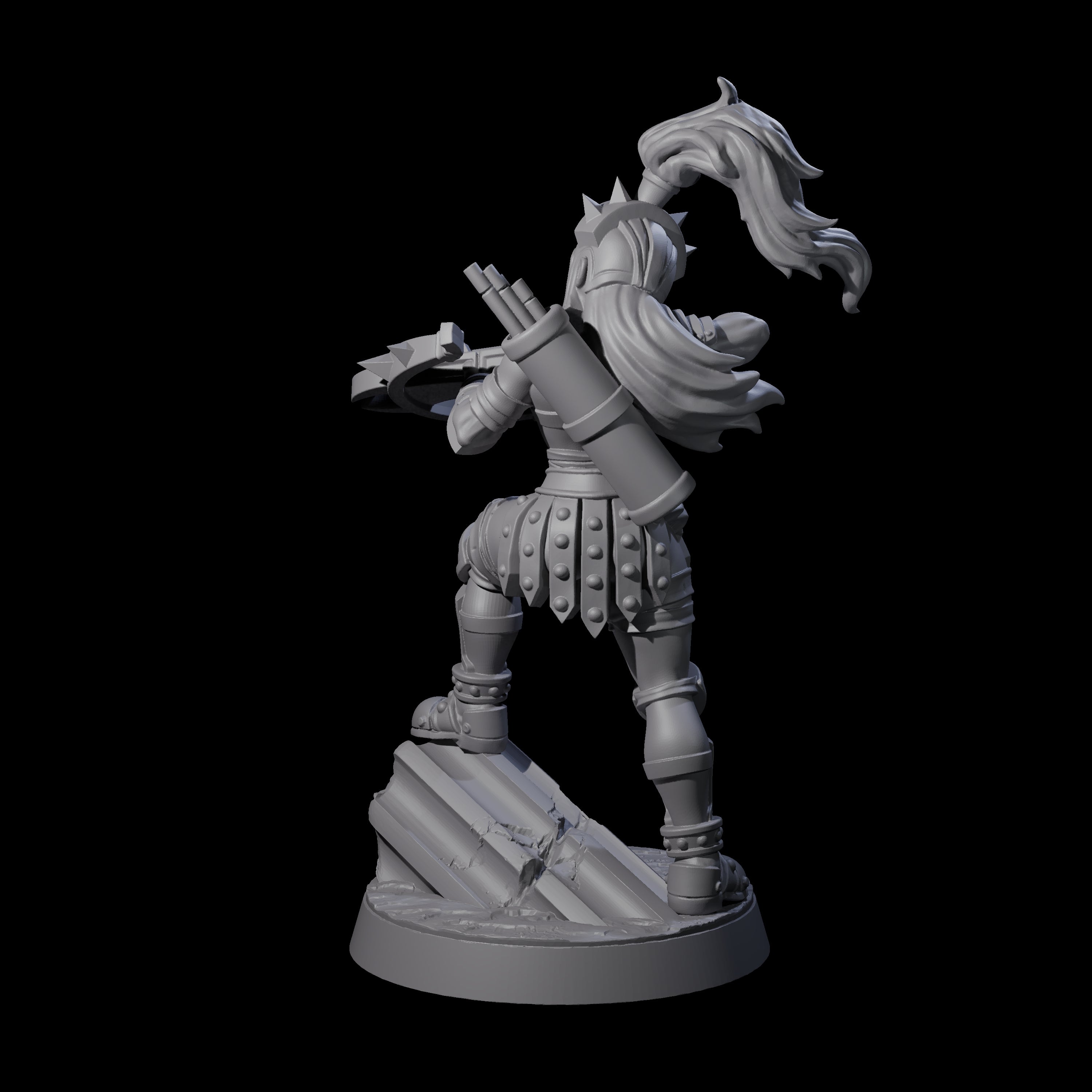 Sniping Gladiator Miniature for Dungeons and Dragons, Pathfinder or other TTRPGs