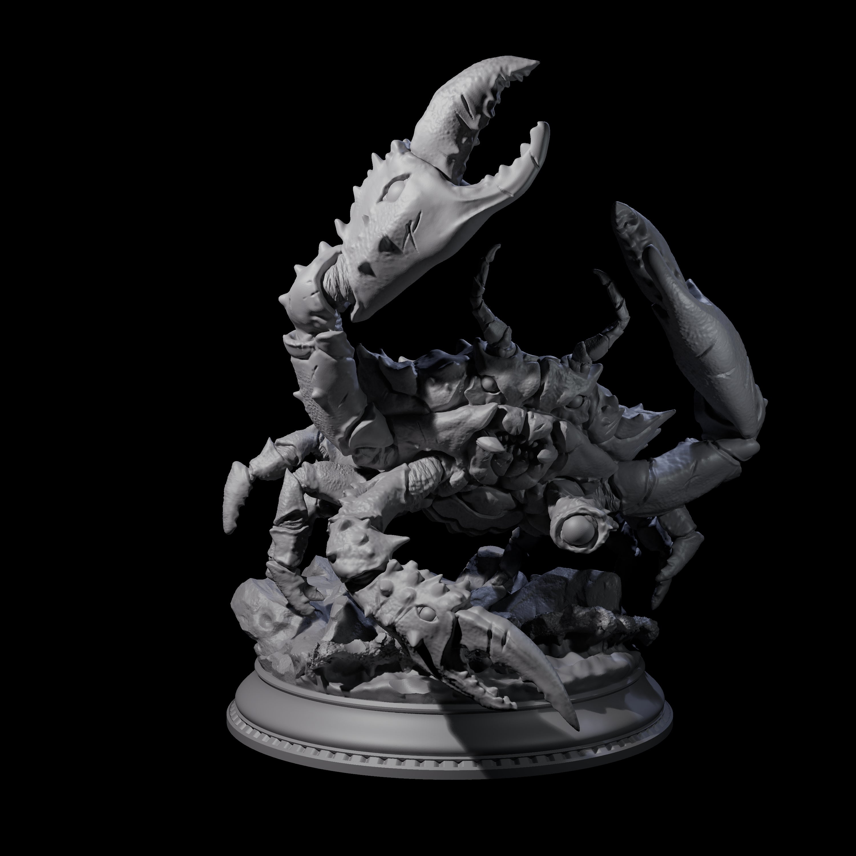 Snipping Giant Crab Miniature for Dungeons and Dragons, Pathfinder or other TTRPGs