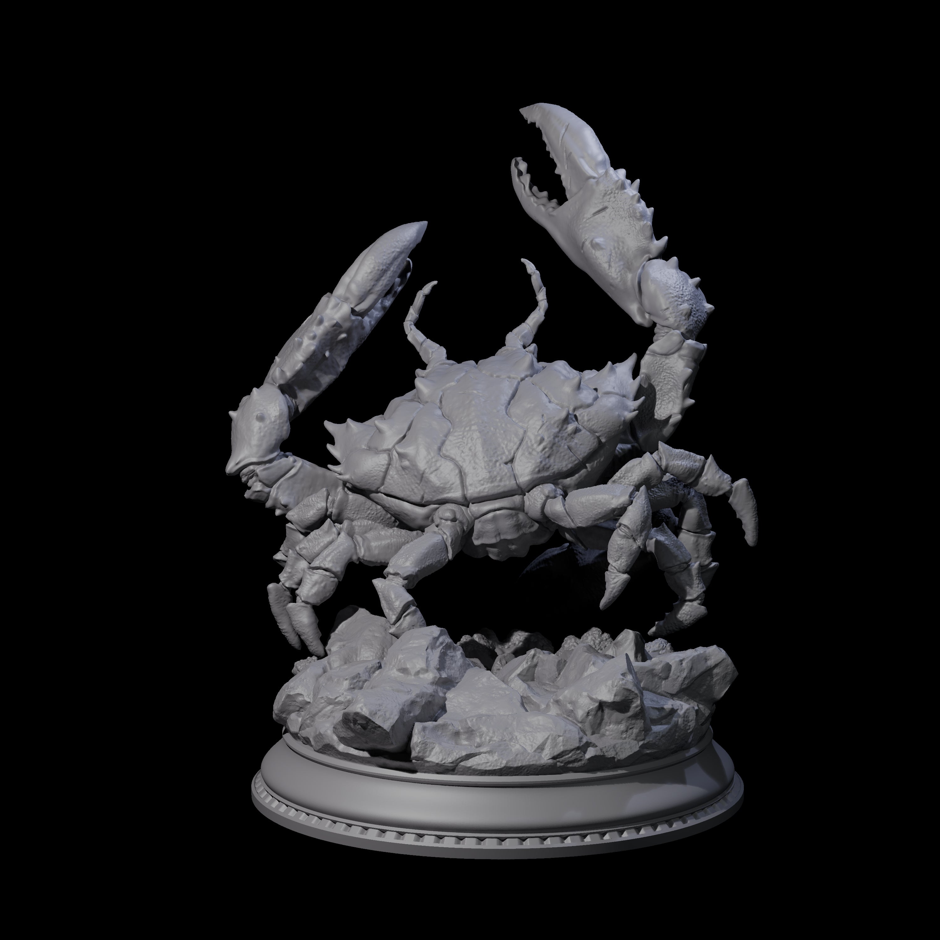 Snipping Giant Crab Miniature for Dungeons and Dragons, Pathfinder or other TTRPGs