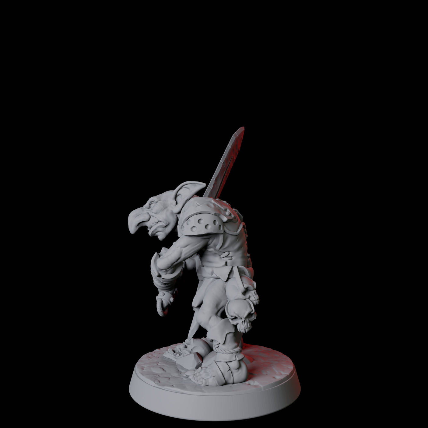 Snivelling Goblin B Miniature for Dungeons and Dragons, Pathfinder or other TTRPGs