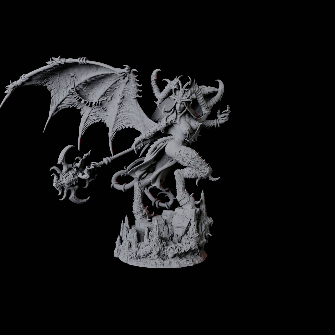 Socothbenoth, Demon Lord of Perversion and Taboos Miniature for Dungeons and Dragons, Pathfinder or other TTRPGs