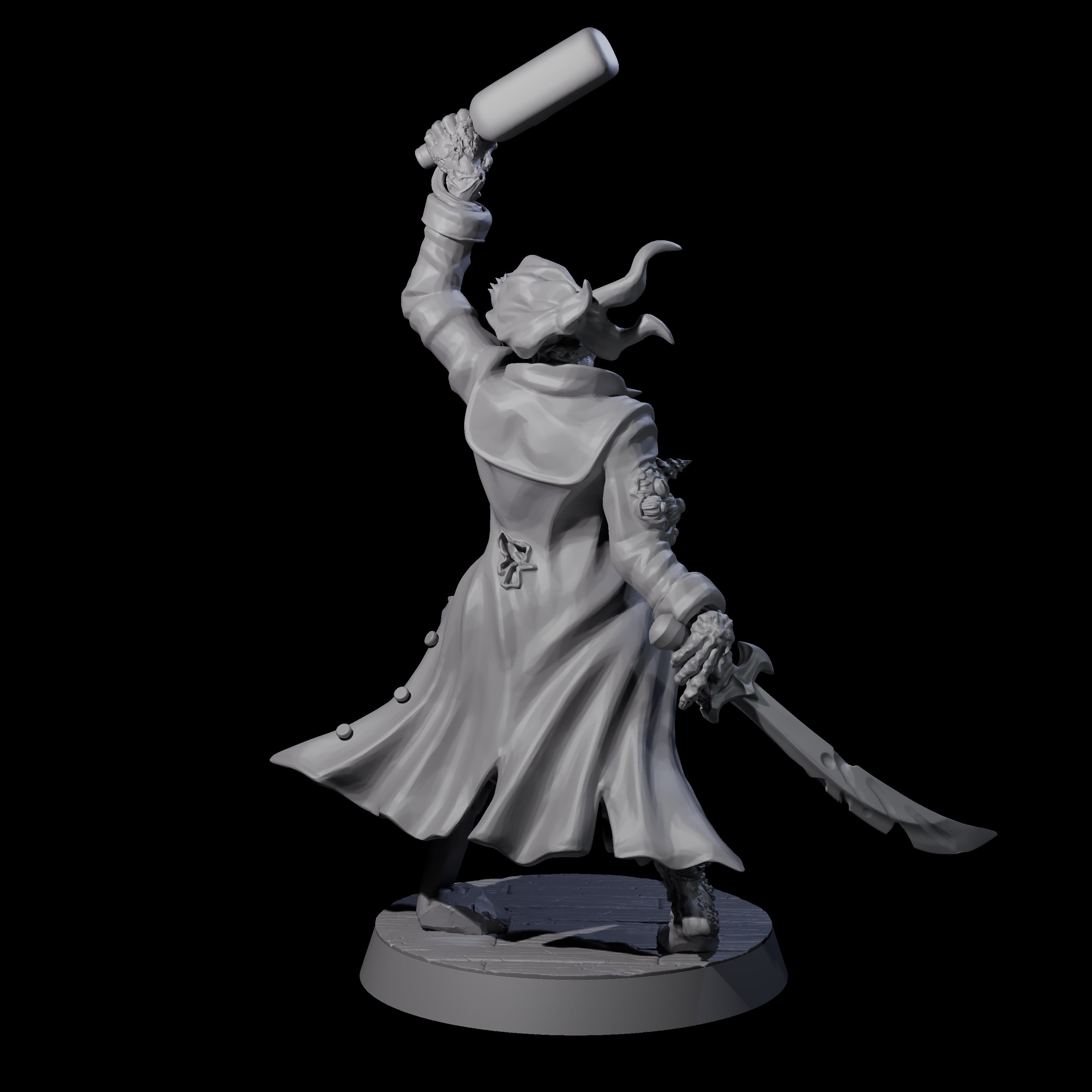 Soggy Undead Pirate Skeleton D Miniature for Dungeons and Dragons, Pathfinder or other TTRPGs