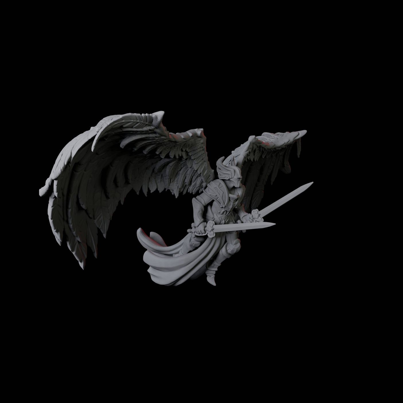 Solar Justicar D Miniature for Dungeons and Dragons, Pathfinder or other TTRPGs