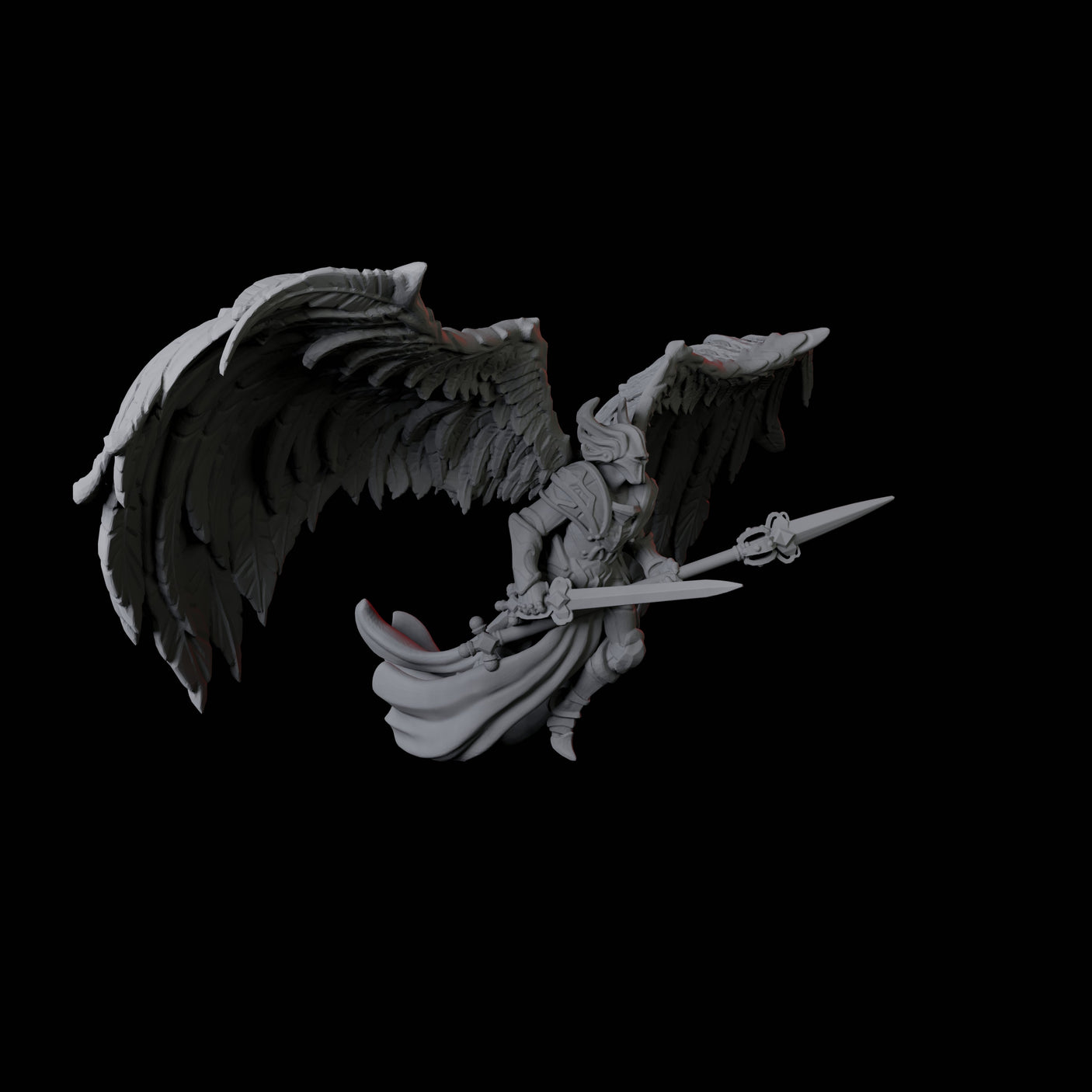Solar Justicar E Miniature for Dungeons and Dragons, Pathfinder or other TTRPGs