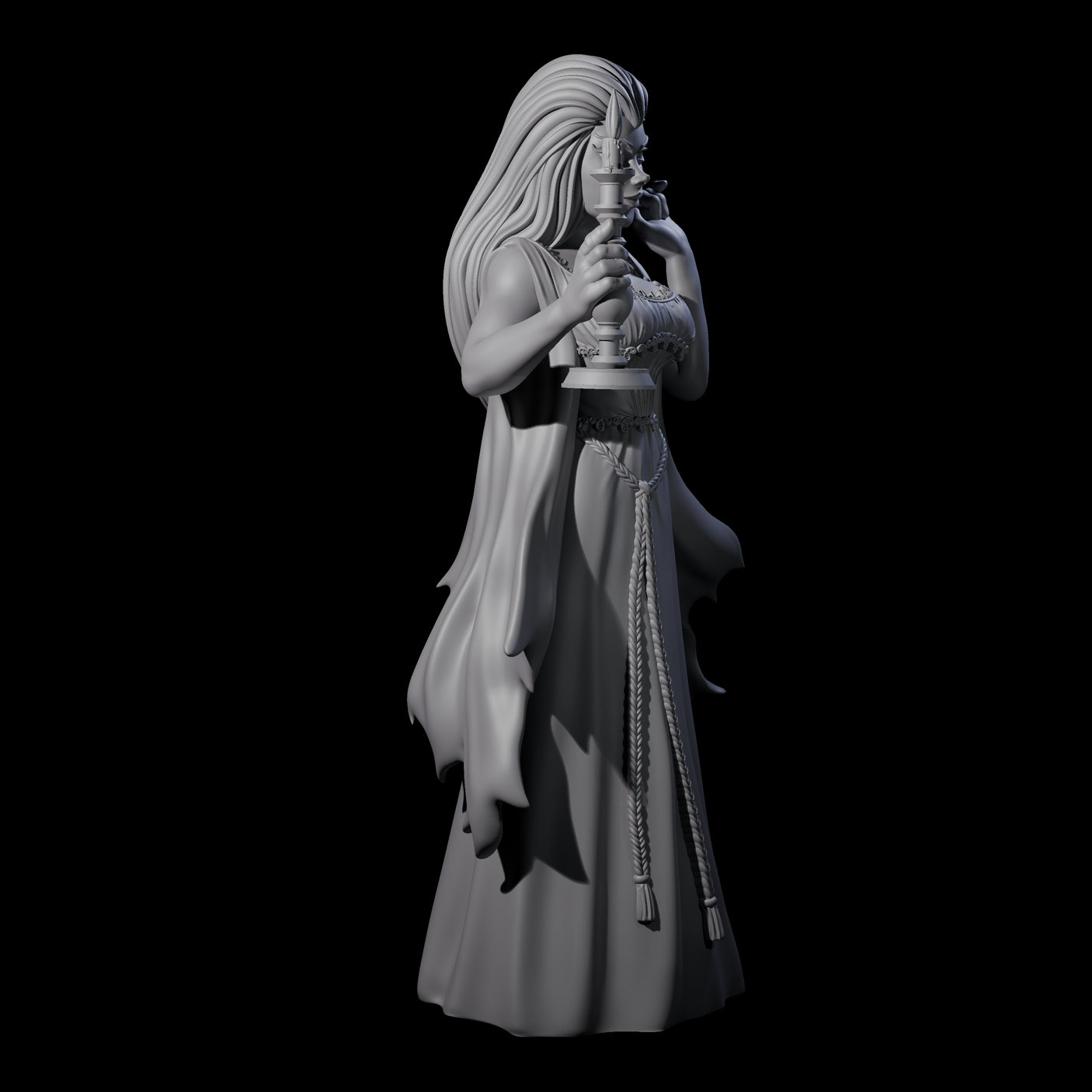 Something is not quite right Maiden Miniature for Dungeons and Dragons, Pathfinder or other TTRPGs
