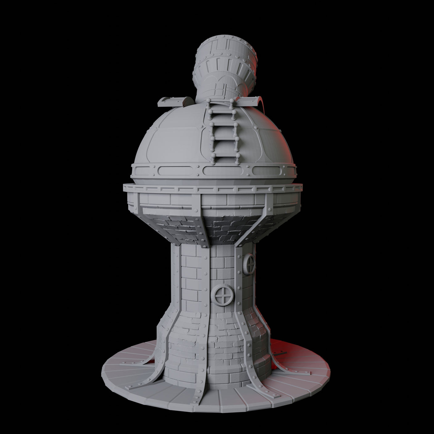 Space Observatory Dice Tower Miniature for Dungeons and Dragons, Pathfinder or other TTRPGs