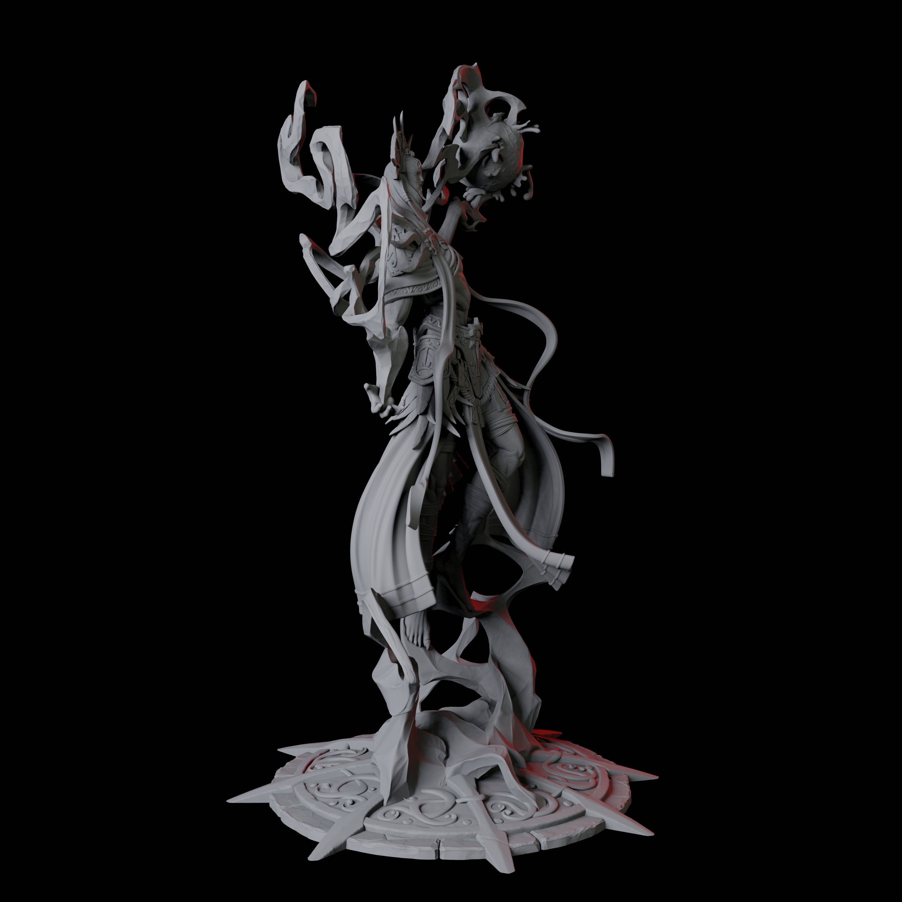 Sparking Celestial Mage A Miniature for Dungeons and Dragons, Pathfinder or other TTRPGs