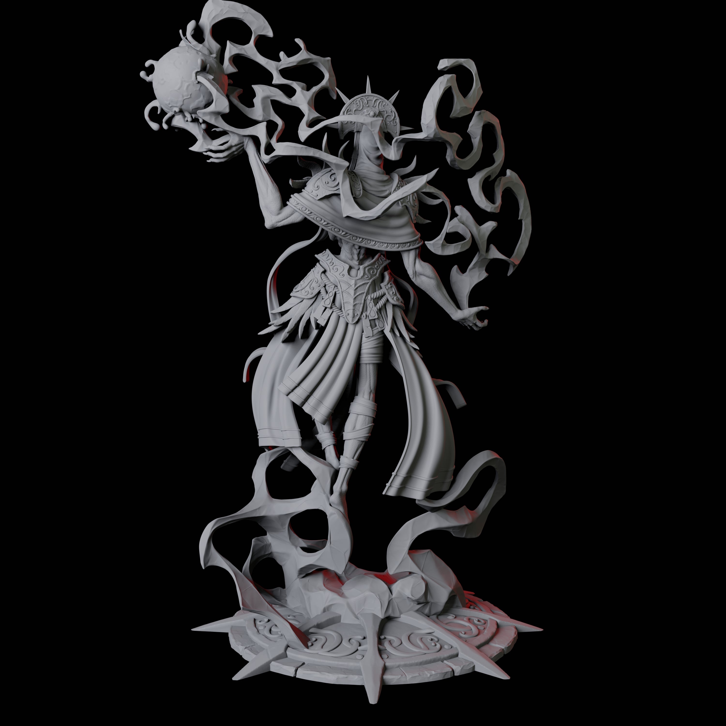 Sparking Celestial Mage A Miniature for Dungeons and Dragons, Pathfinder or other TTRPGs