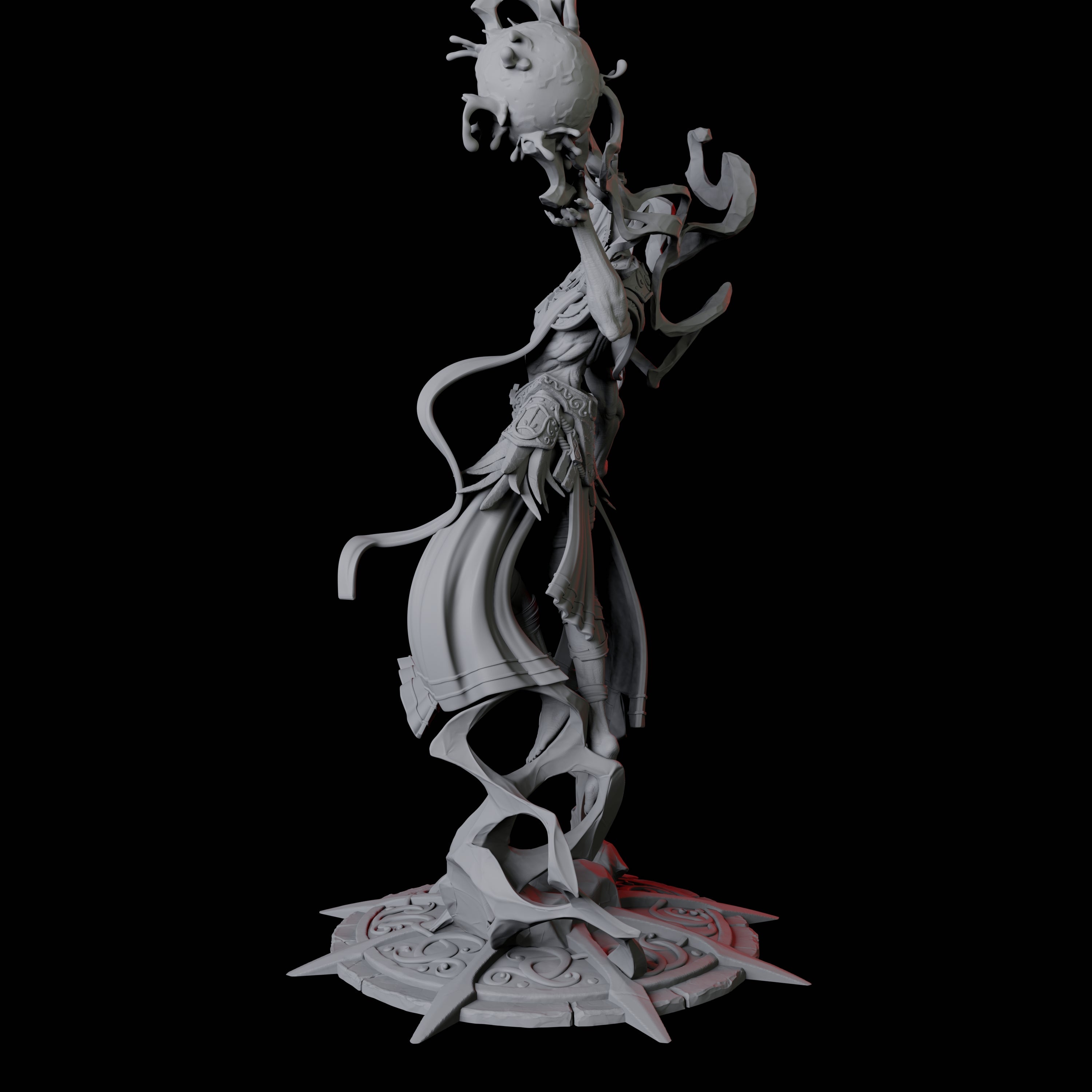 Sparking Celestial Mage A Miniature for Dungeons and Dragons, Pathfinder or other TTRPGs