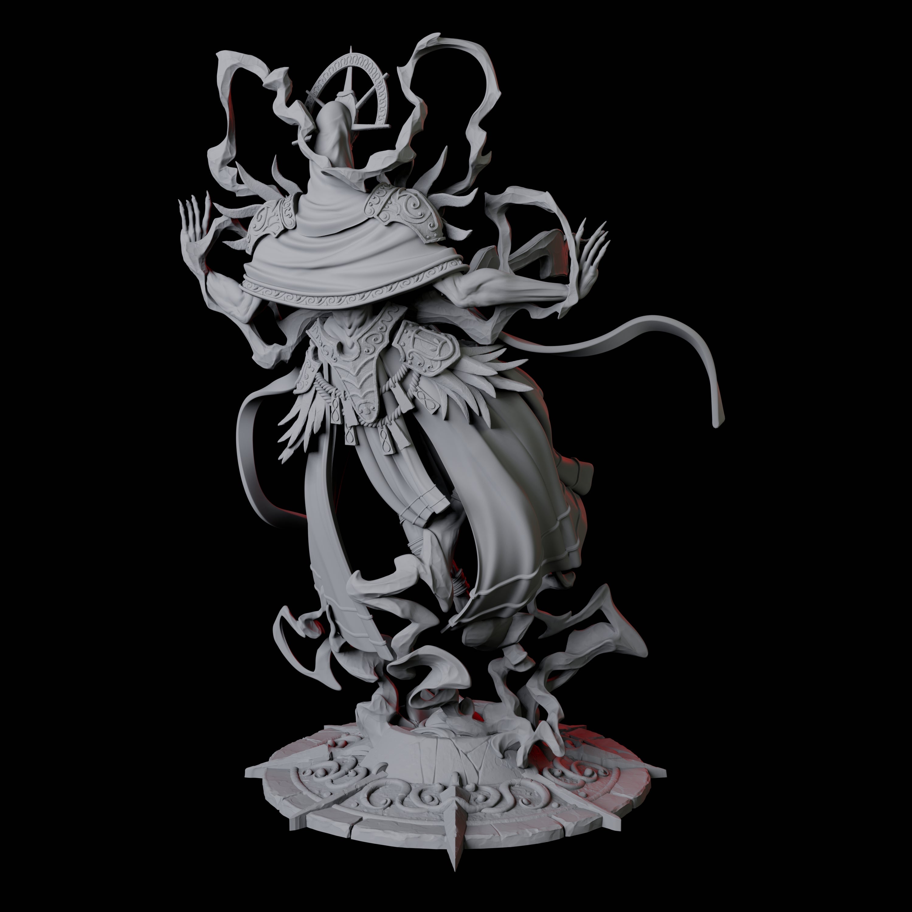 Sparking Celestial Mage B Miniature for Dungeons and Dragons, Pathfinder or other TTRPGs