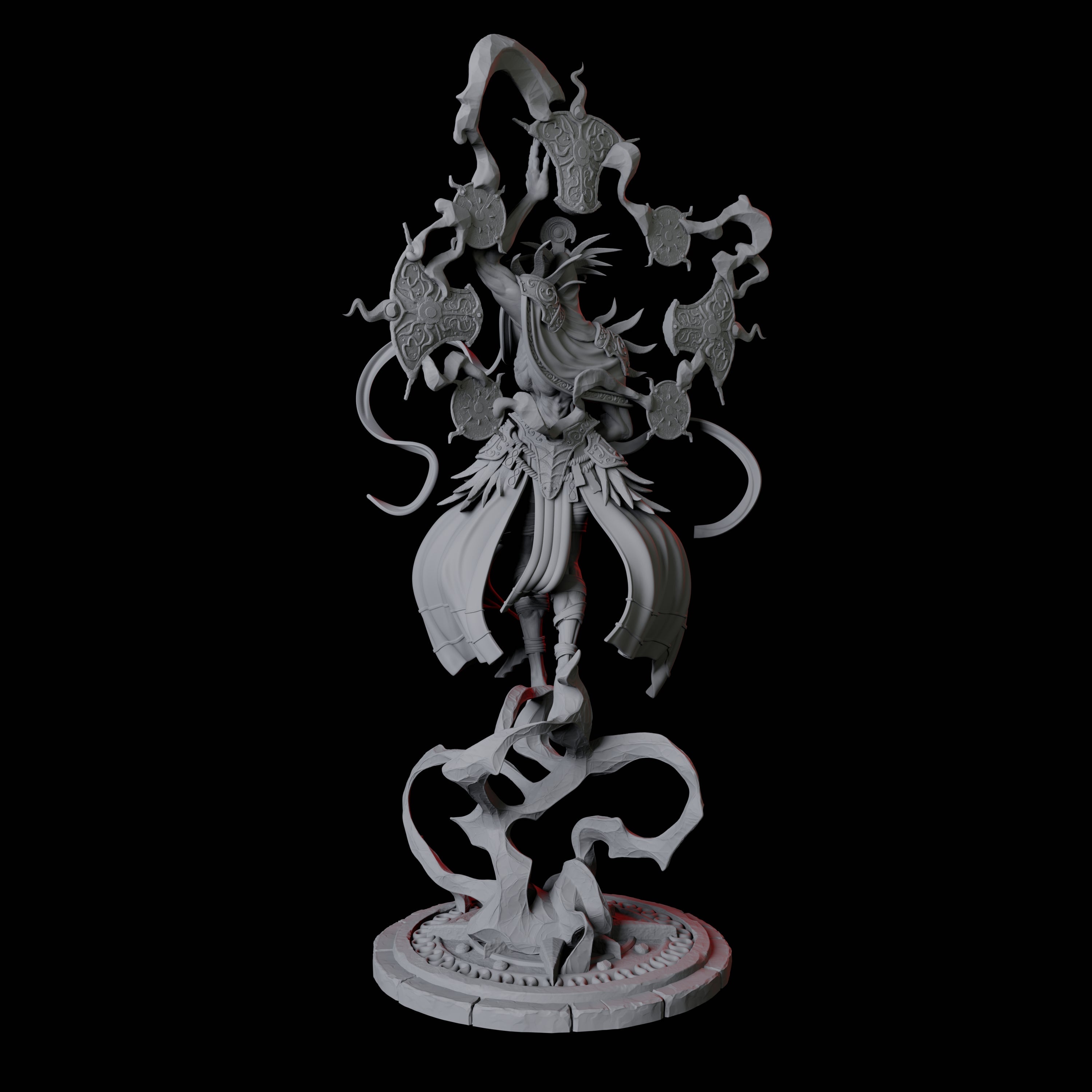 Sparking Celestial Mage C Miniature for Dungeons and Dragons, Pathfinder or other TTRPGs