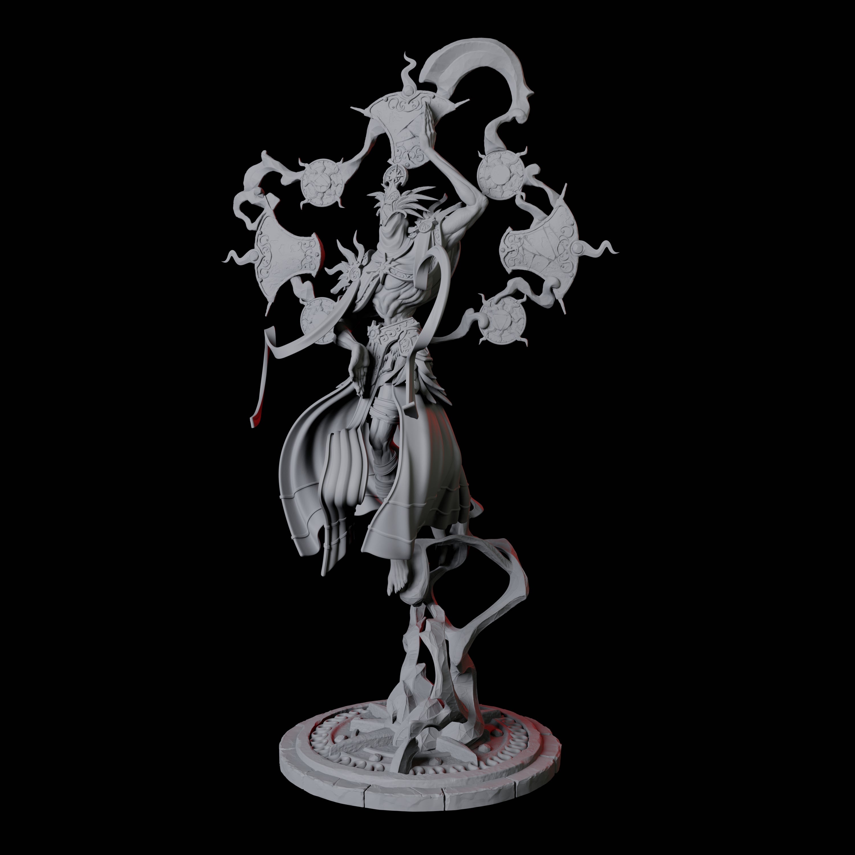 Sparking Celestial Mage C Miniature for Dungeons and Dragons, Pathfinder or other TTRPGs