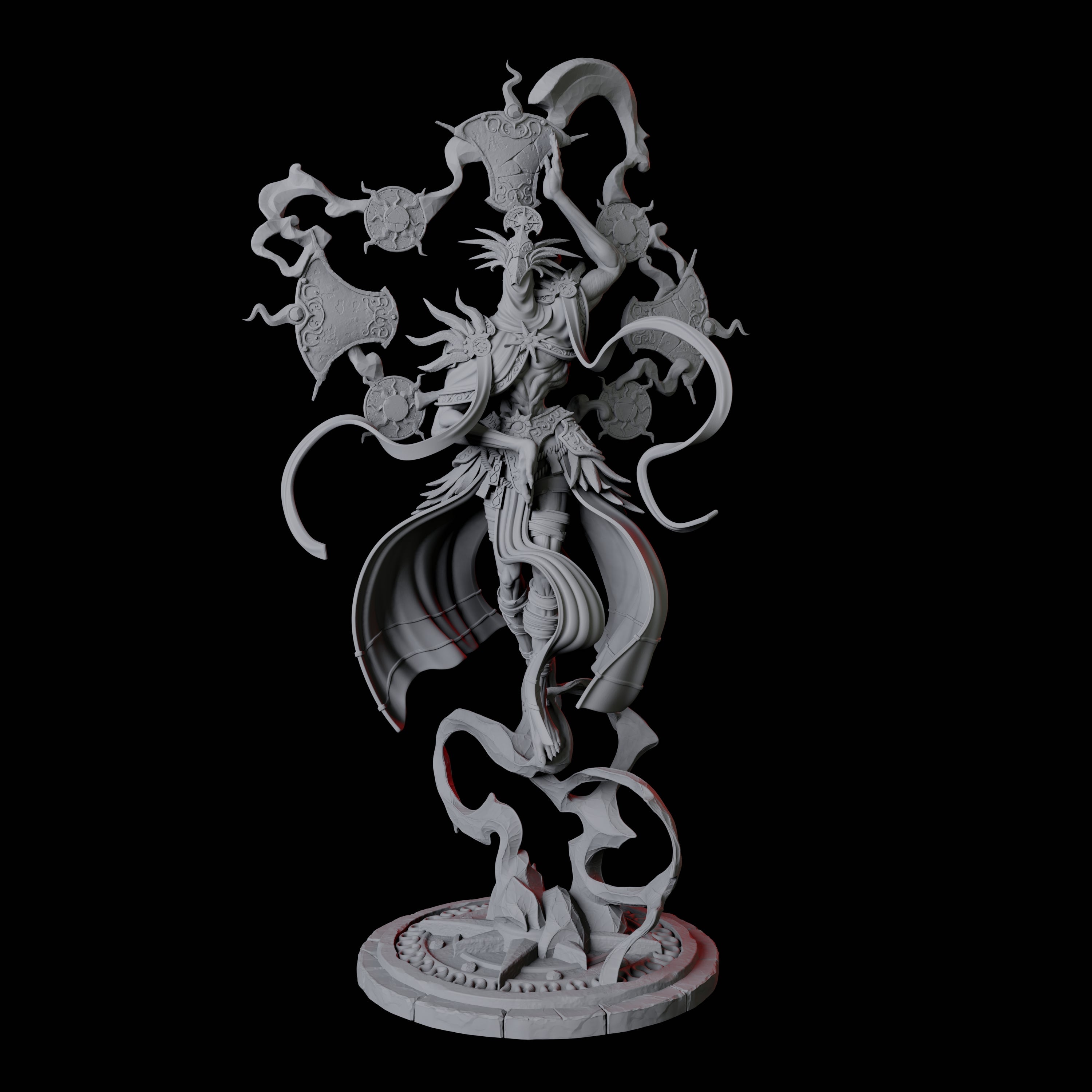 Sparking Celestial Mage C Miniature for Dungeons and Dragons, Pathfinder or other TTRPGs