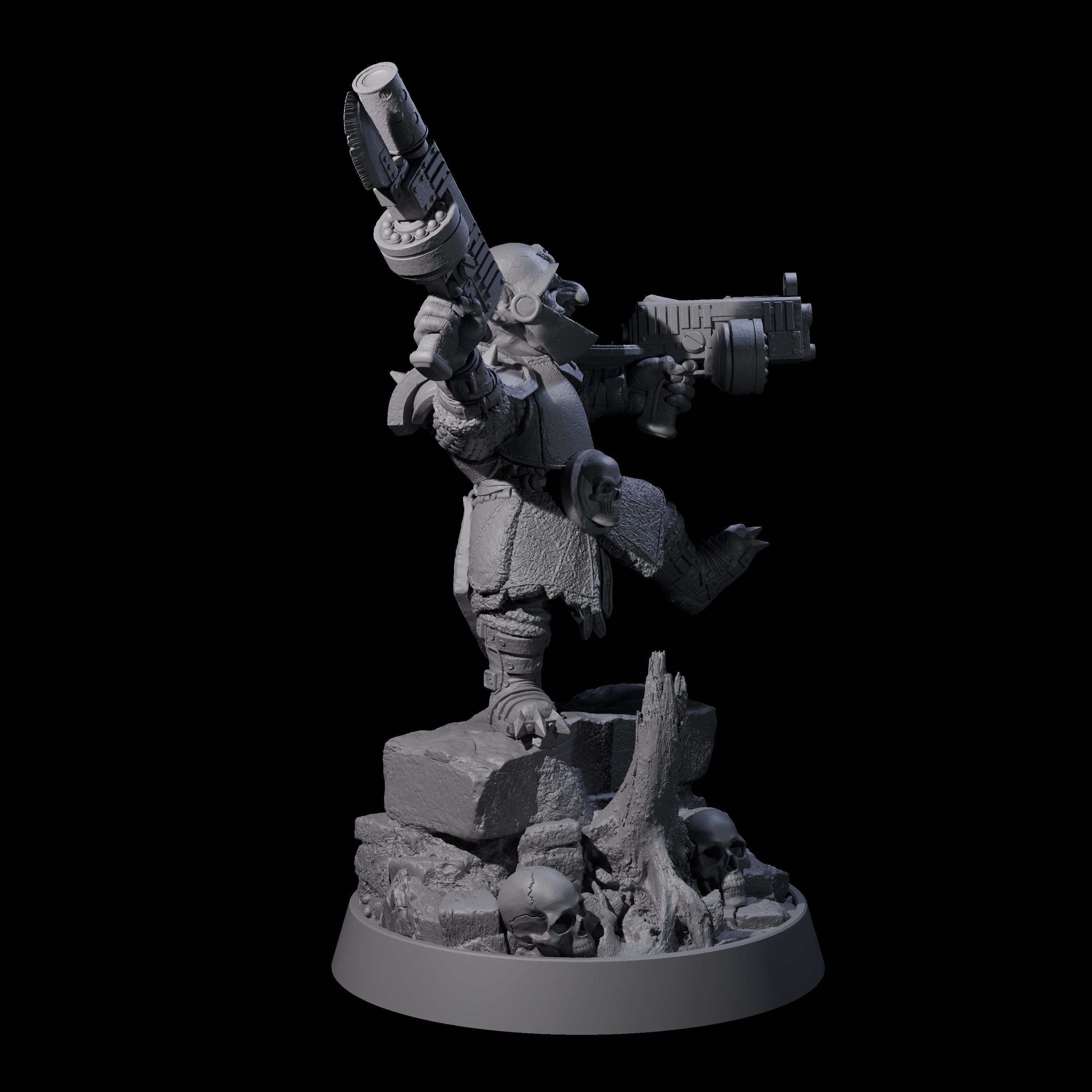 Sparking Goblin Grenadier A Miniature for Dungeons and Dragons, Pathfinder or other TTRPGs