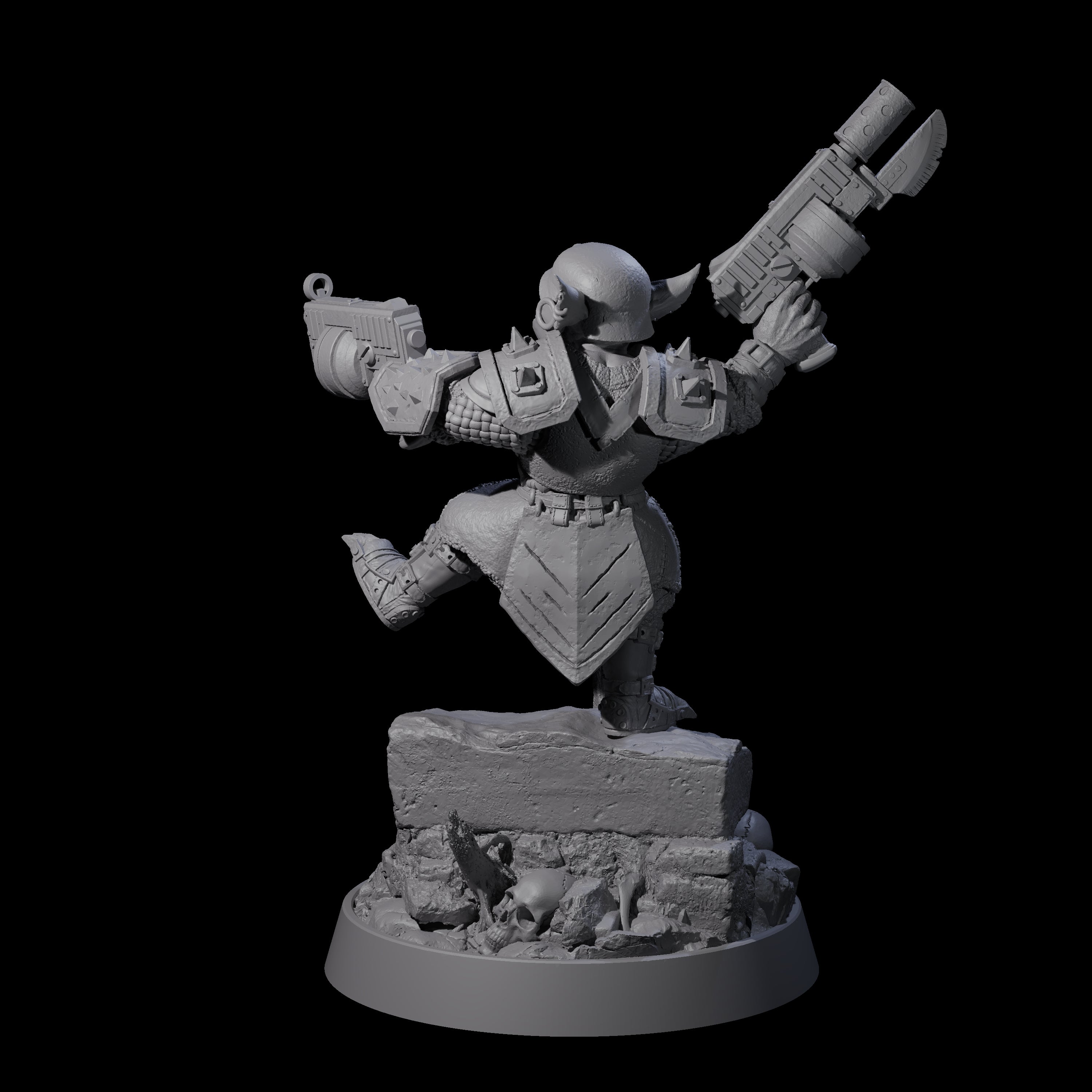 Sparking Goblin Grenadier A Miniature for Dungeons and Dragons, Pathfinder or other TTRPGs