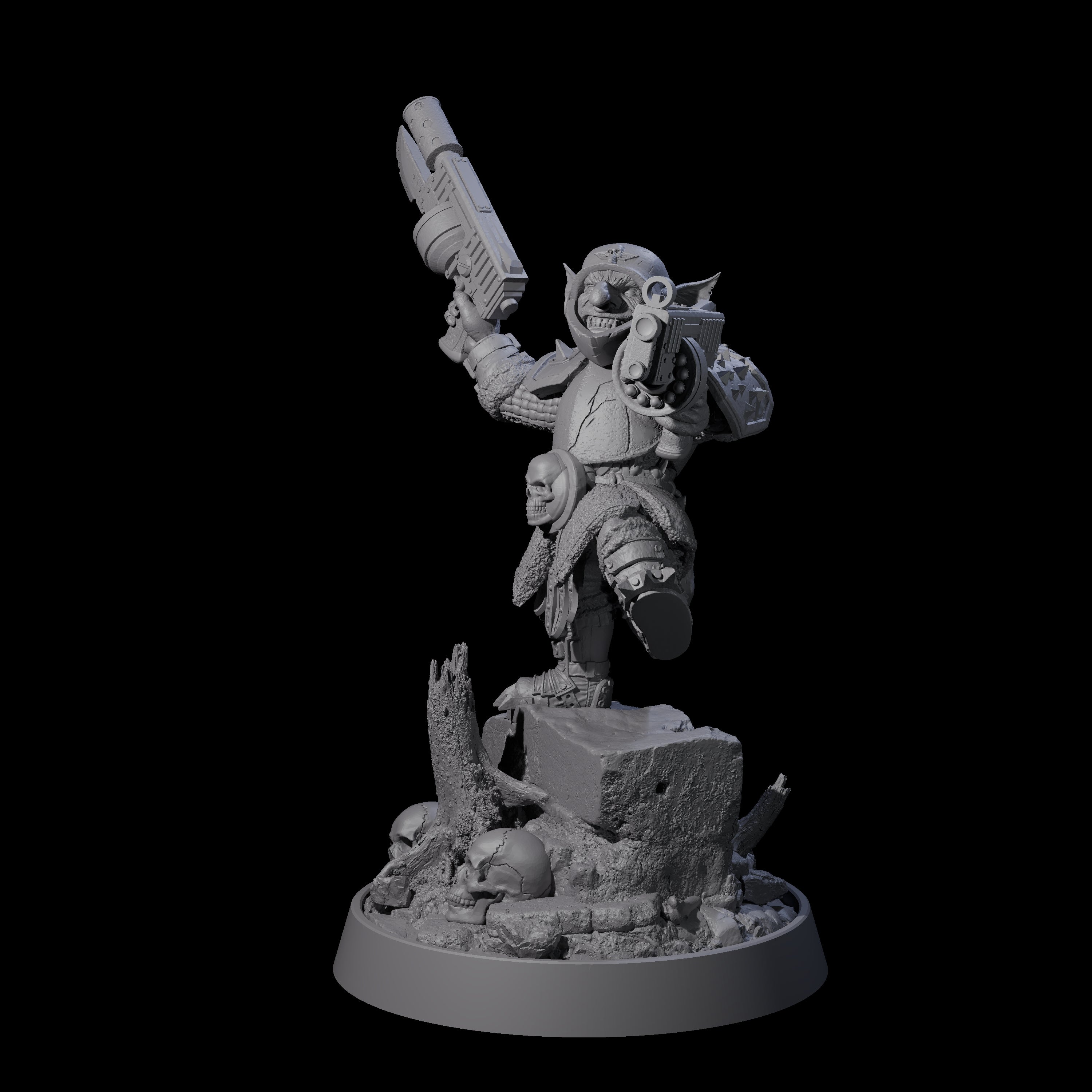 Sparking Goblin Grenadier A Miniature for Dungeons and Dragons, Pathfinder or other TTRPGs